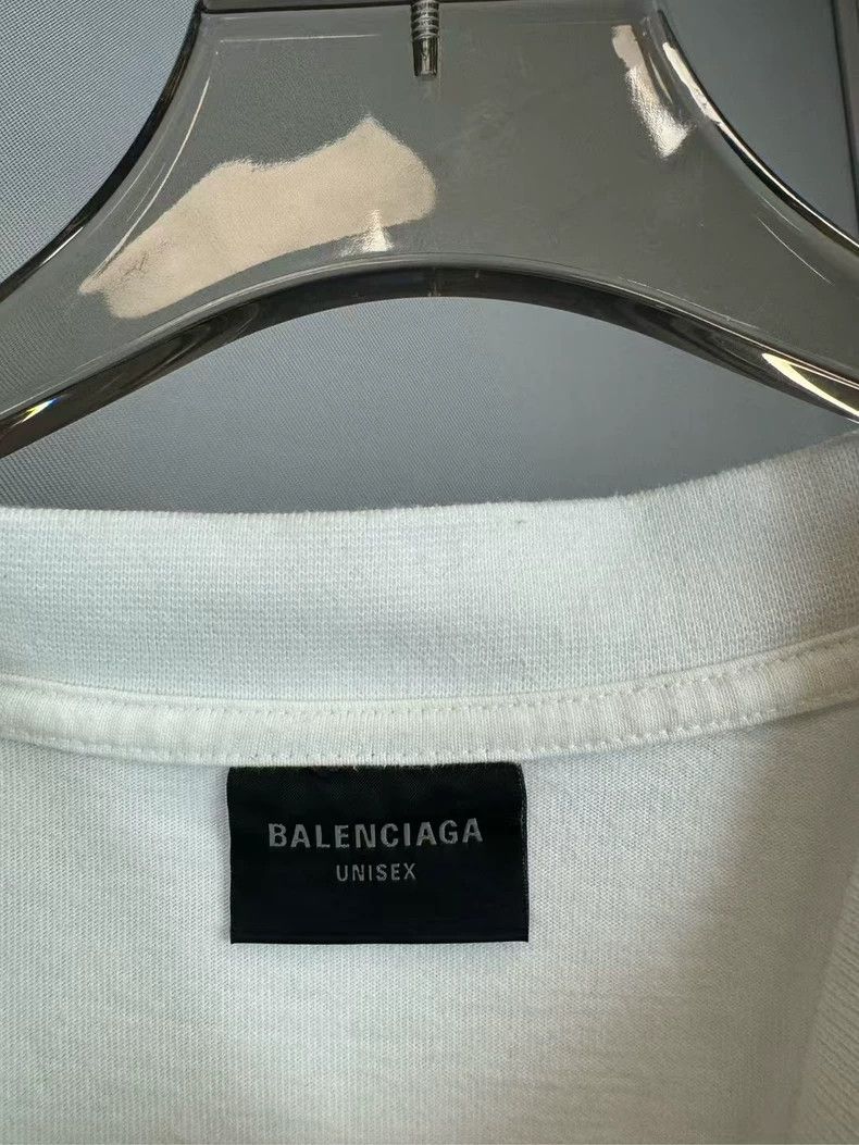 Balenciaga Balenciaga White Sunset Tower Short Sleeve Size US L / EU 52-54 / 3 - 4 Thumbnail