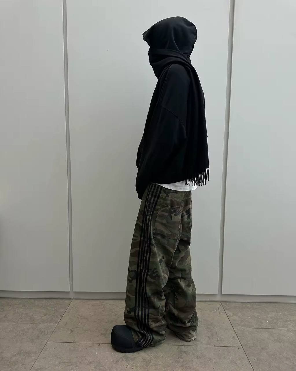 Japanese Brand × Vintage camouflage striped casual loose jeans Size US 36 / EU 52 - 3 Thumbnail