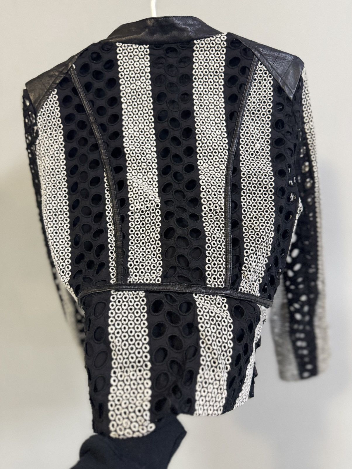 If Six Was Nine × Japanese Brand CRAZY Style Leather Jacket Opium Size XS / US 0-2 / IT 36-38 - 9 Thumbnail