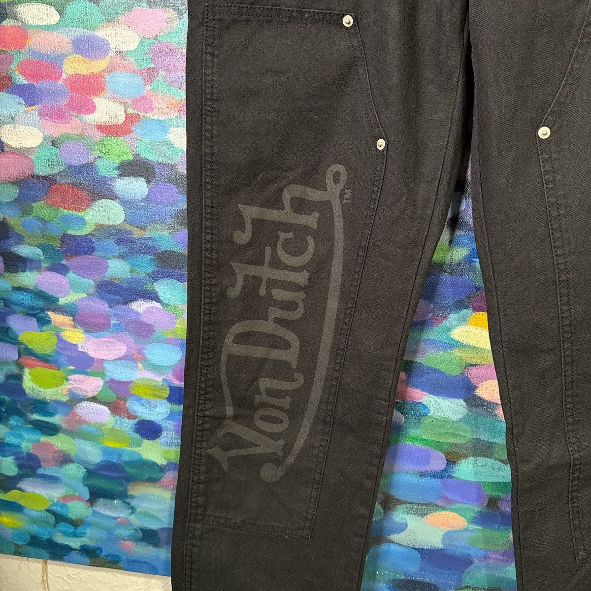Von Dutch VON DUTCH Originals Double Knee Carpenter Jeans 30 x 32 Size US 30 / EU 46 - 2 Thumbnail