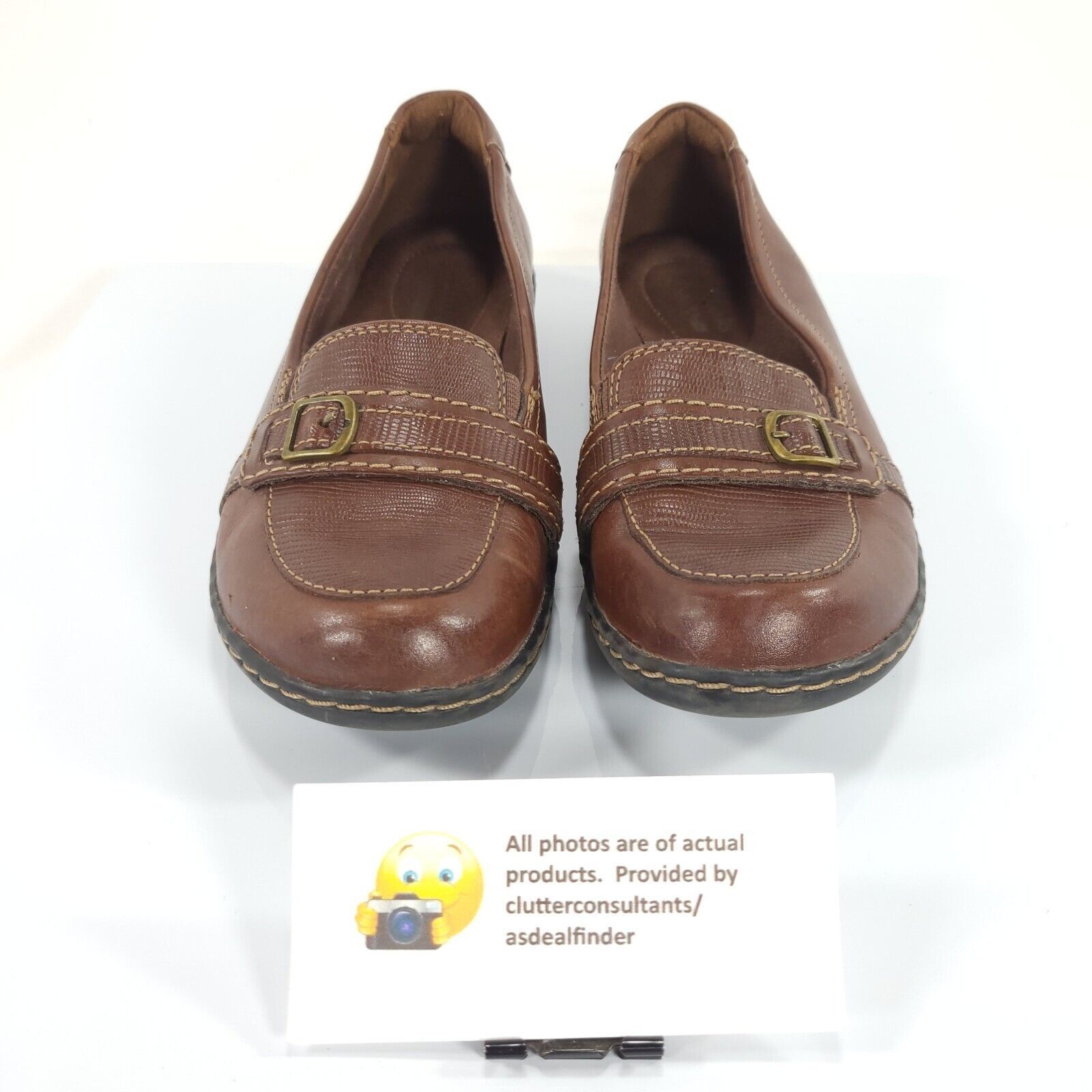Clarks Clarks Collection Loafer Flat Womens Size 6 26101715 Brown Size US 6 / IT 36 - 2 Thumbnail