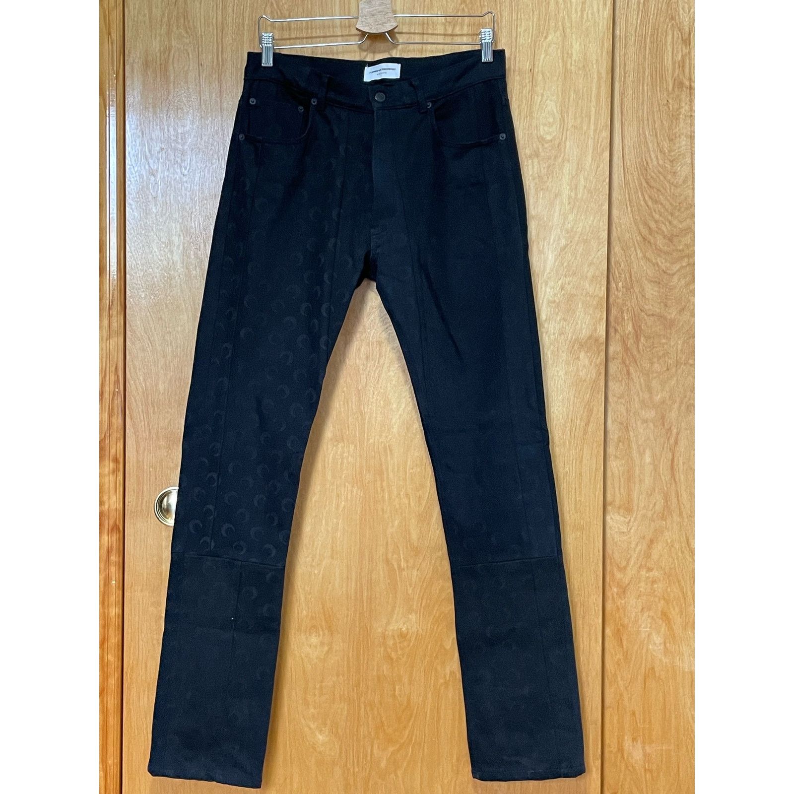 Marine Serre Marine Serre x DSM Monochromarket Black Moon Jeans Size L Size US 33 - 1 Thumbnail