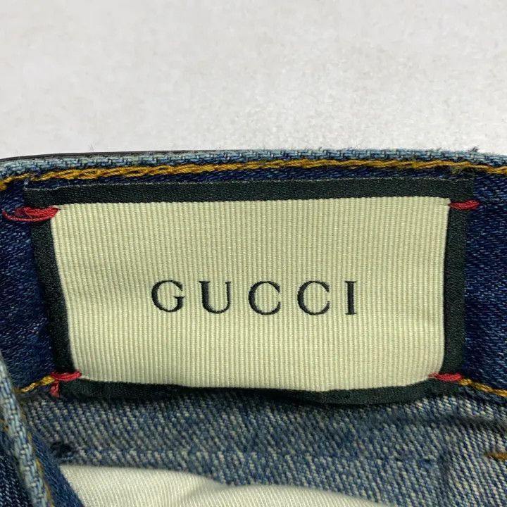 Gucci Gucci Blue Denim Shorts for Women-2507 Size 25" / US 0 / IT 36 - 1 Thumbnail