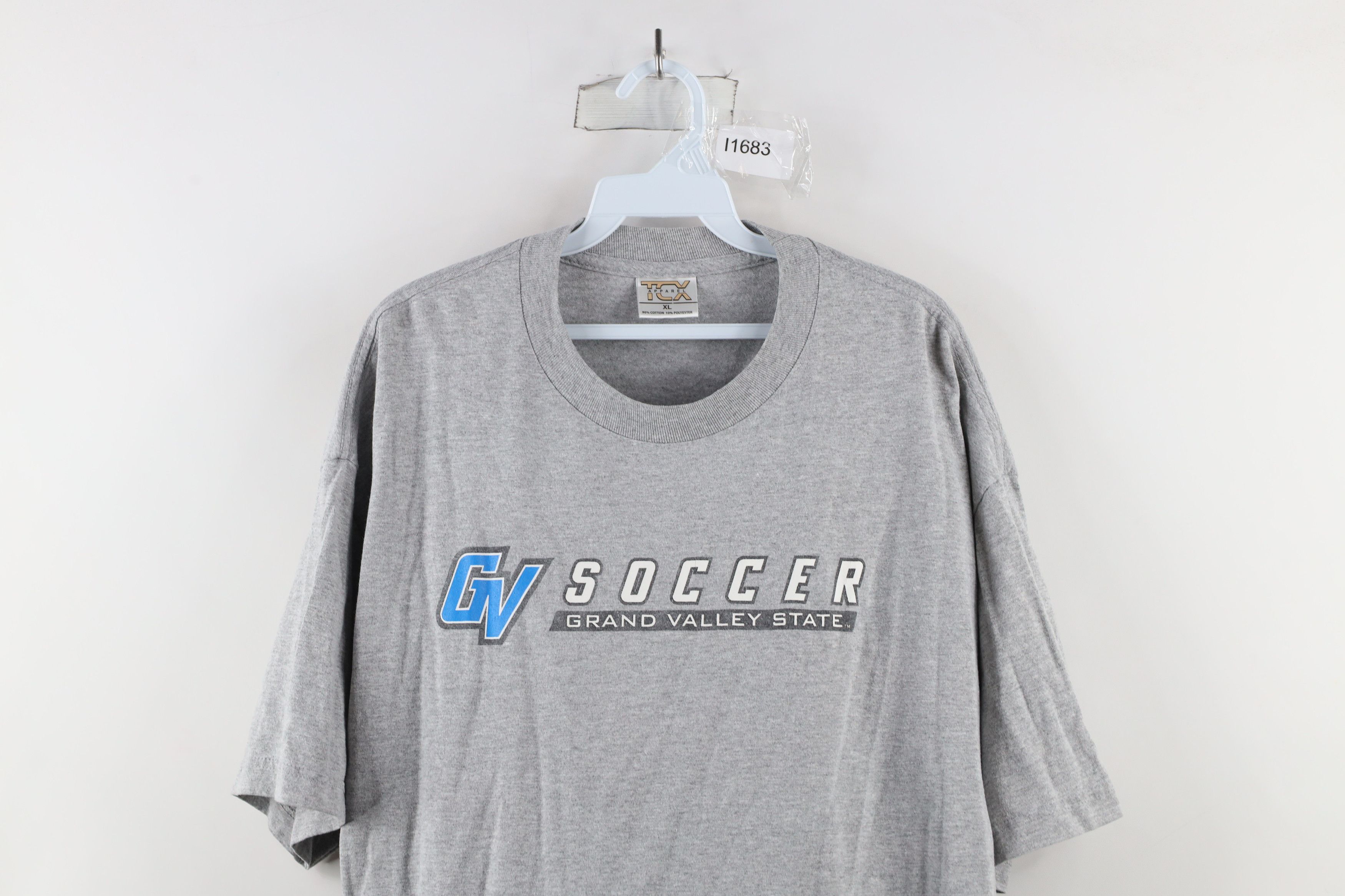 Vintage Vintage Valley State University Soccer Short Sleeve T-Shirt Size US XL / EU 56 / 4 - 2 Thumbnail