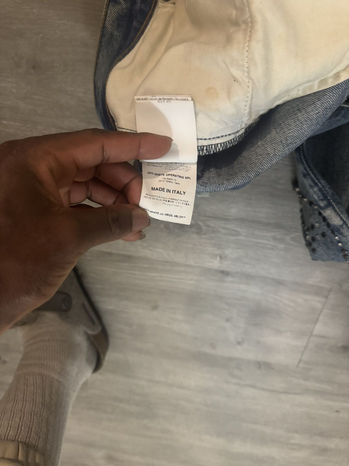 Off-White OFF-WHITE rhinestone Jeans Size US 32 / EU 48 - 11 Thumbnail