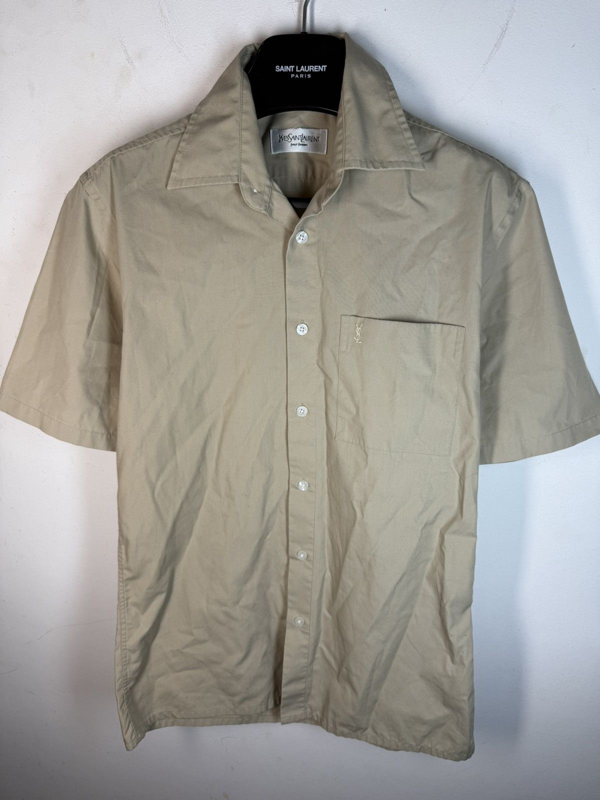Summer YSL Shirt Beige Old Money