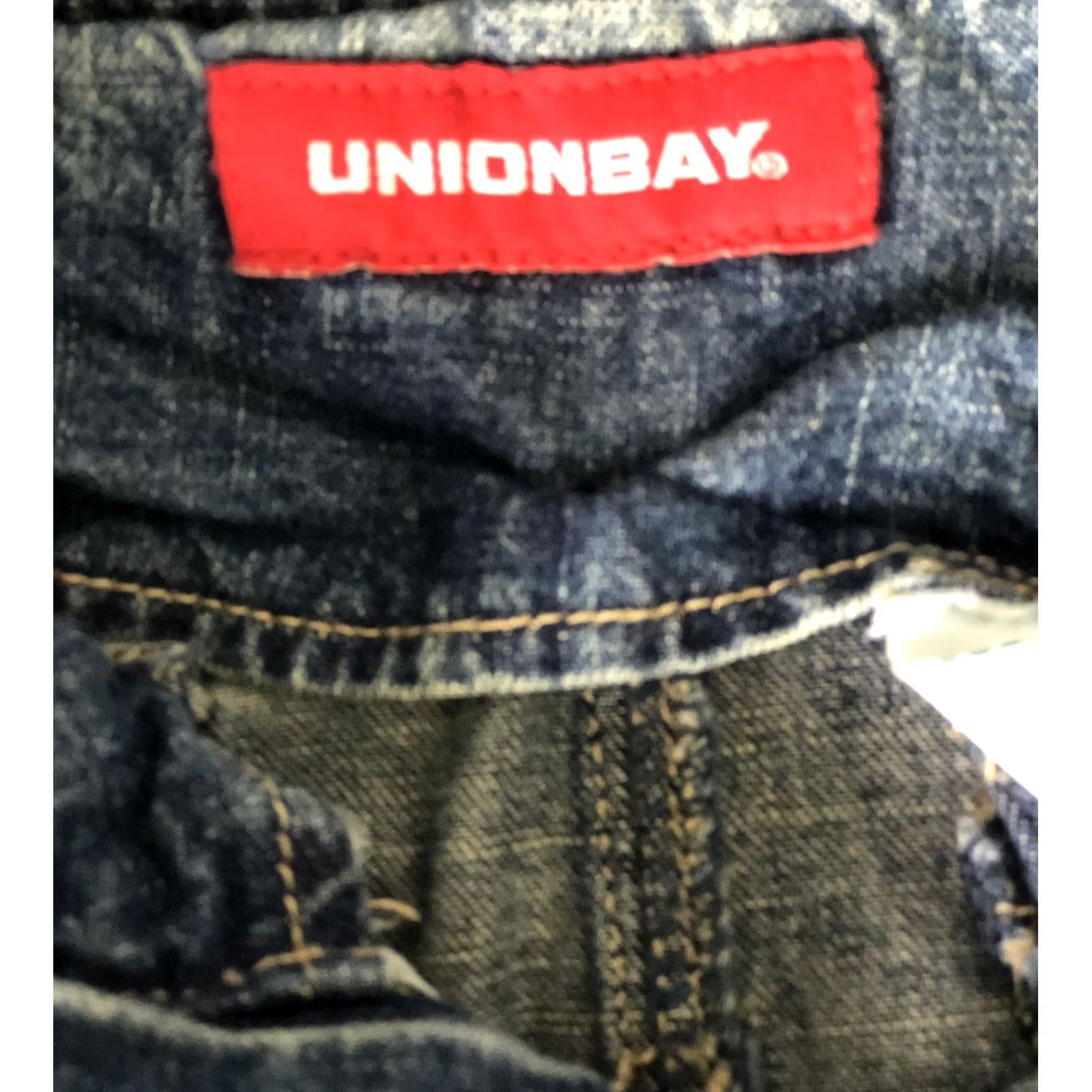 Vintage Vintage Denim Mini Skirt 1 Blue Jean Distressed Frayed Hem Pockets Grunge 90's Size 25" / US 0 / IT 36 - 3 Thumbnail