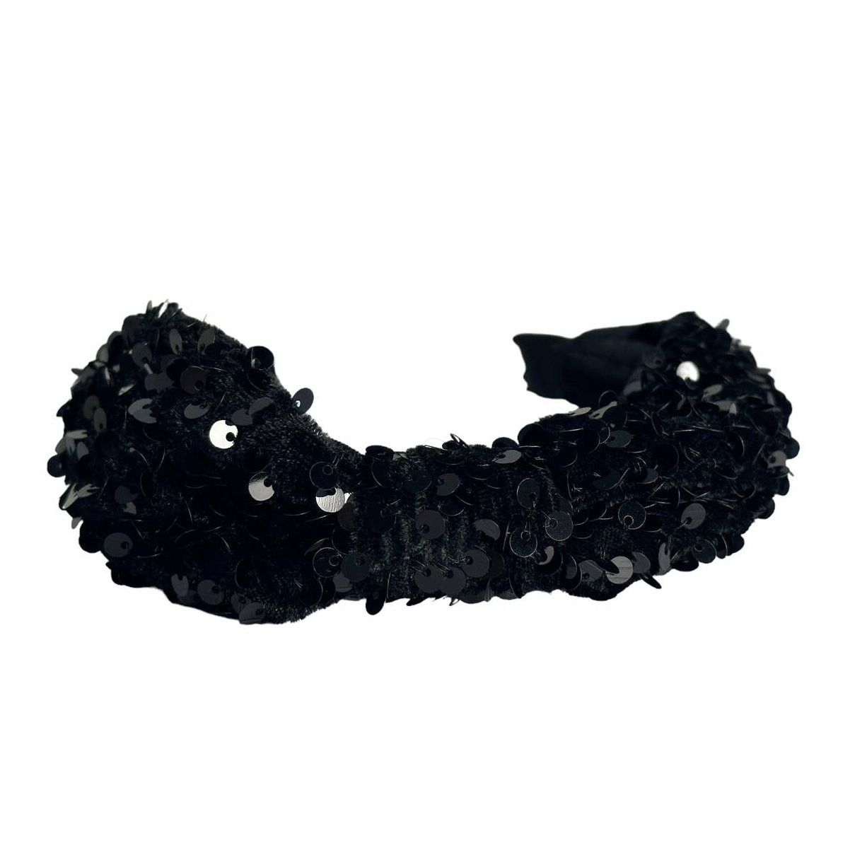 Kate Spade Kate Spade Black Sequin Sinched Headband Size ONE SIZE - 4 Thumbnail