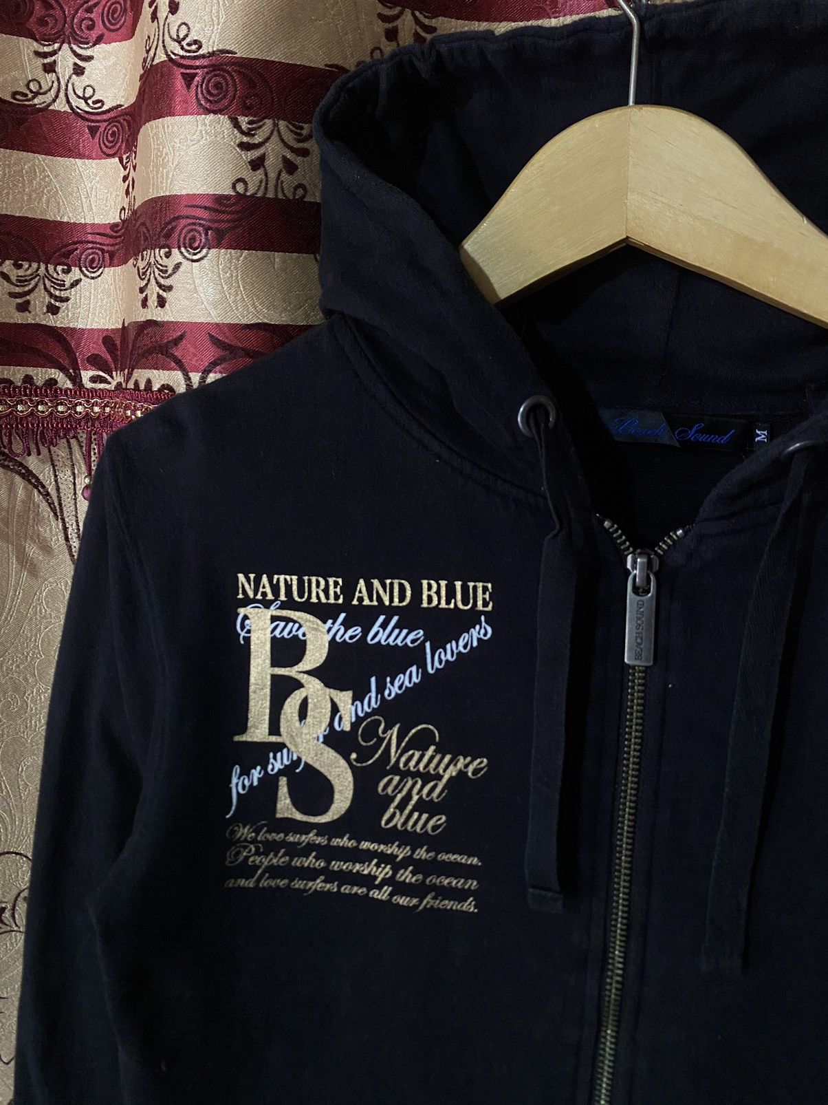 Japanese Brand Japanes Beach Sound Hoodie Size US M / EU 48-50 / 2 - 5 Thumbnail