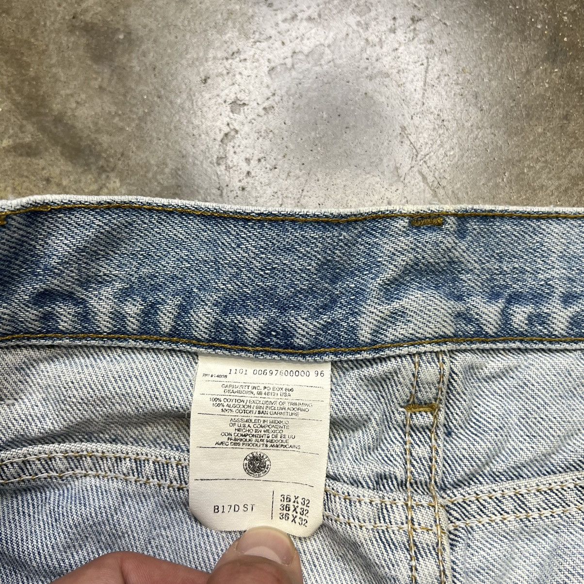 Carhartt × Vintage Vintage Y2K 90s Carhartt Distressed Workwear Carpenter Jeans Size US 36 / EU 52 - 10 Thumbnail