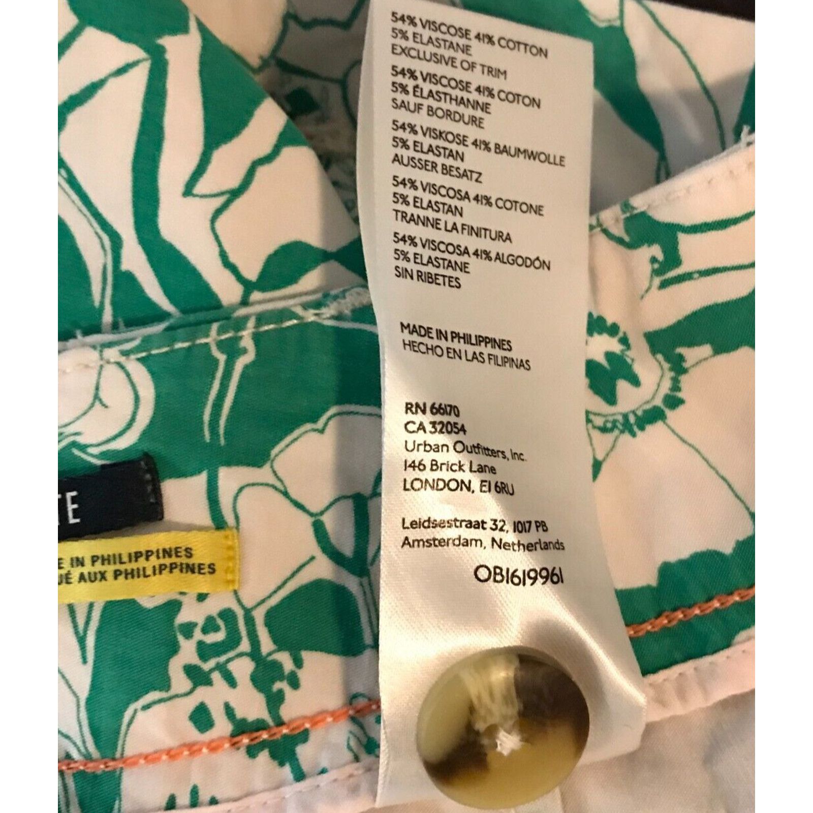 Anthropologie Anthropologie Maeve The Colette Green/White Floral Shorts Size 25" / US 0 / IT 36 - 9 Thumbnail