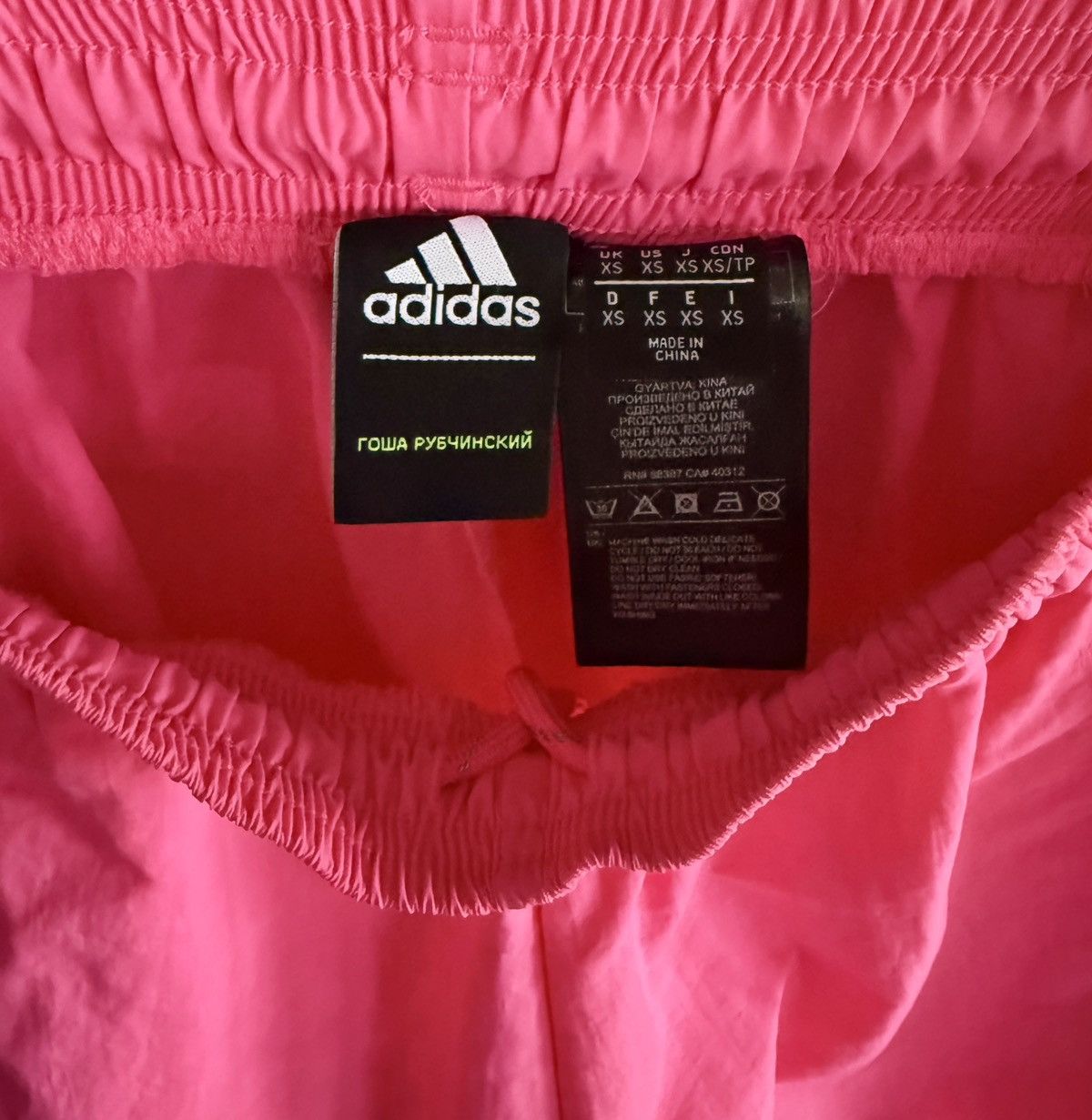 Adidas × Gosha Rubchinskiy SS 2018 Hi Vis Pink Rave Shorts Rare Size US 30 / EU 46 - 7 Thumbnail