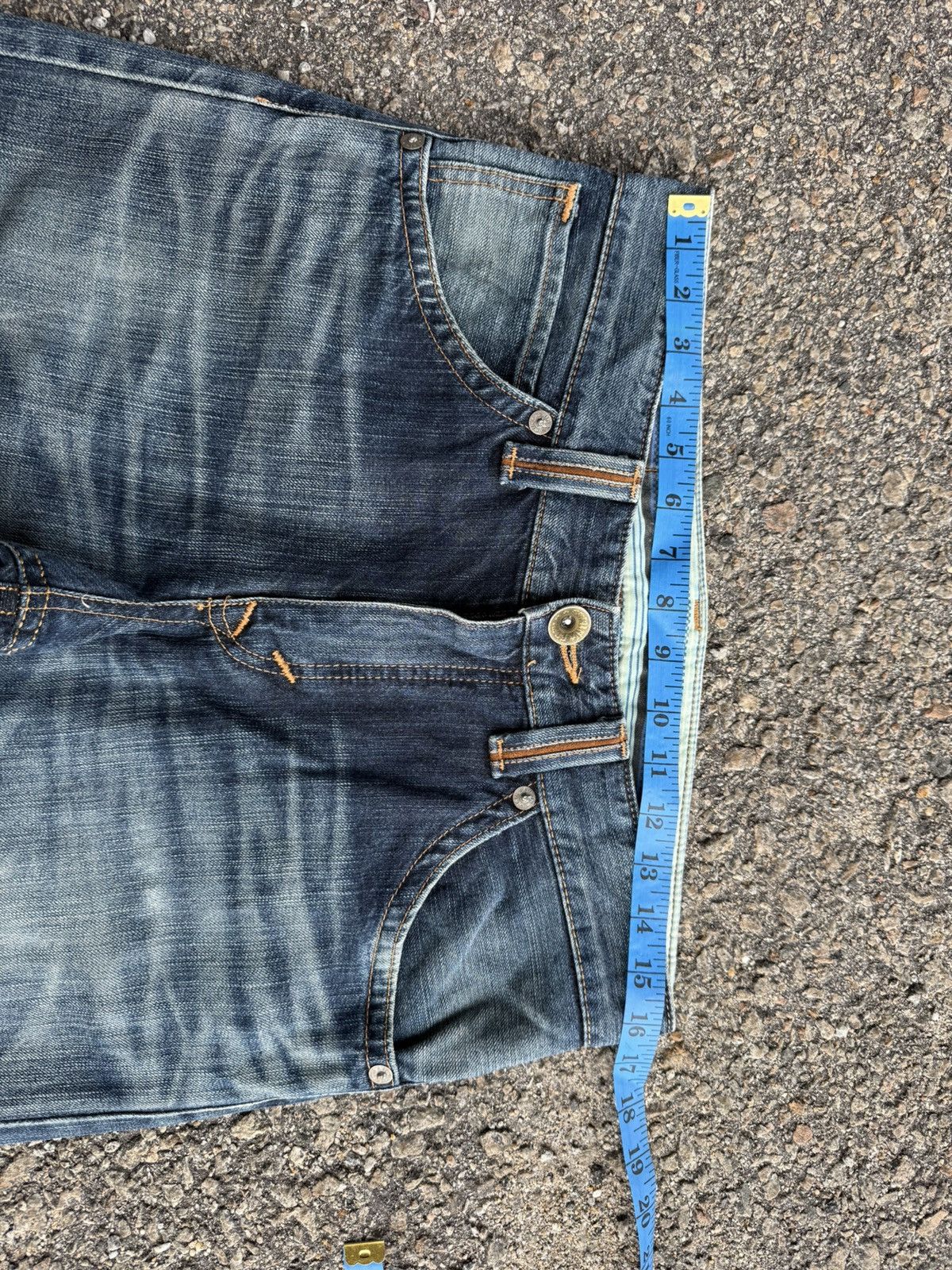 Edwin VINTAGE EDWIN RIPPEP KNEE FADED JEAN DENIM PANTS Size US 32 / EU 48 - 6 Thumbnail