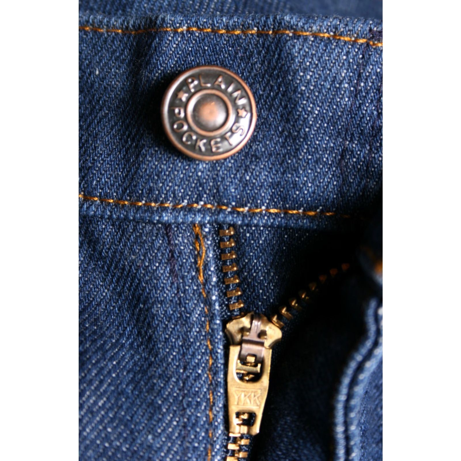 JCPenney Vintage JCPenney Jeans Bootcut Denim Blue 31x34 Mens Regular 64% Cotton 36% Polyester Size US 31 - 7 Thumbnail