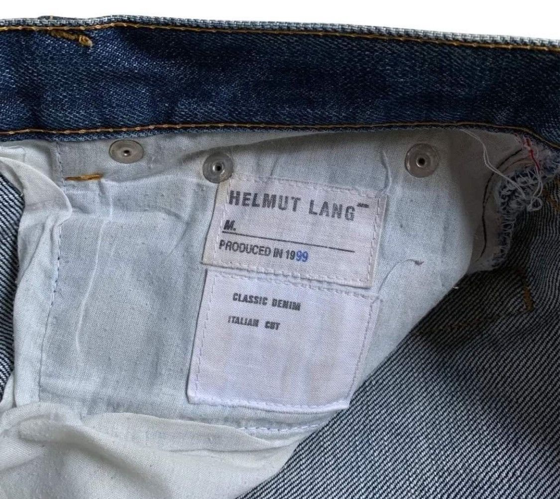 Helmut Lang × Le Grande Bleu (L.G.B.) Vintage Blue jeans 1999 helmut lang Size US 28 / EU 44 - 8 Thumbnail