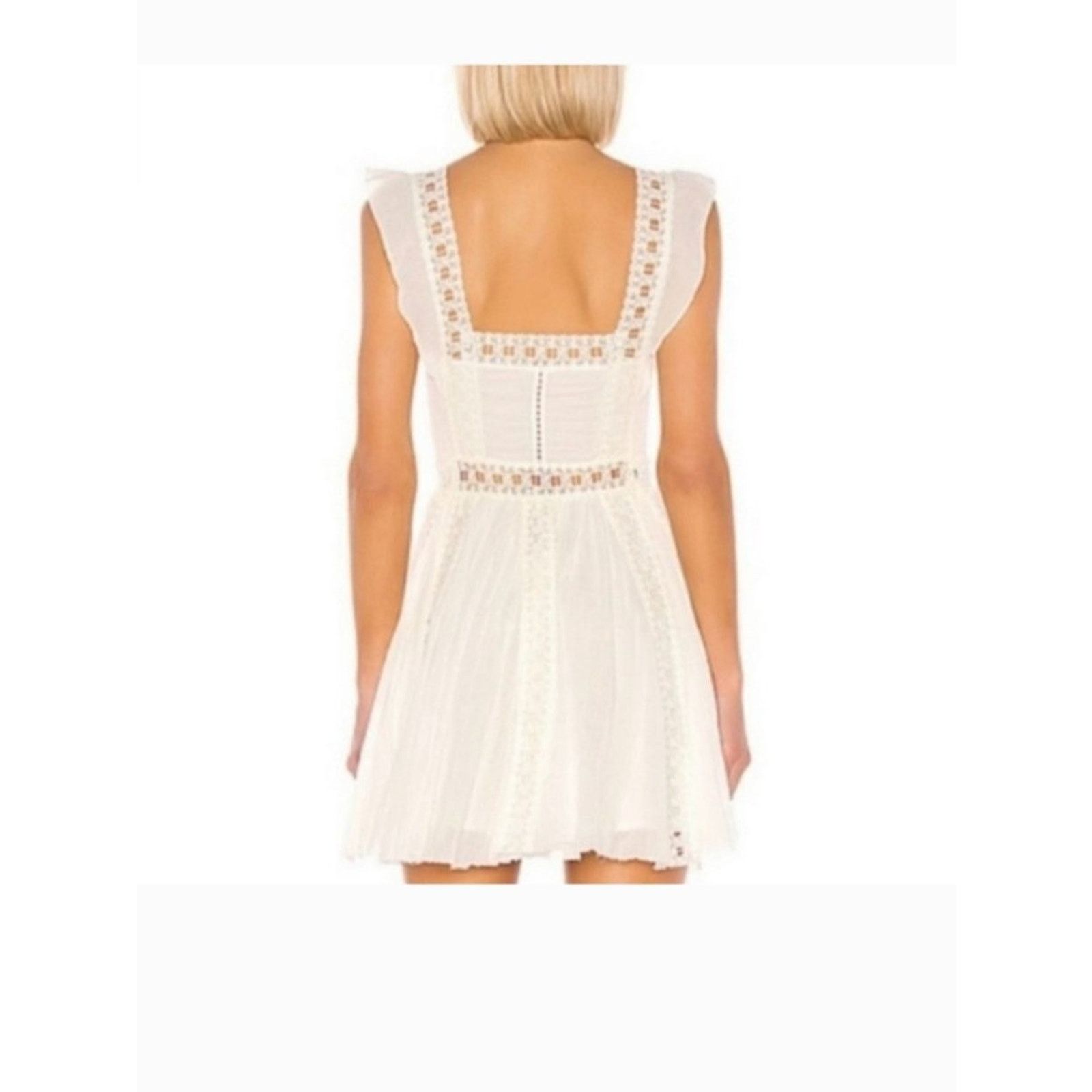 Free People Free People Spring Fling Top In Ivory Lace XS NWT Size XS / US 0-2 / IT 36-38 - 6 Thumbnail