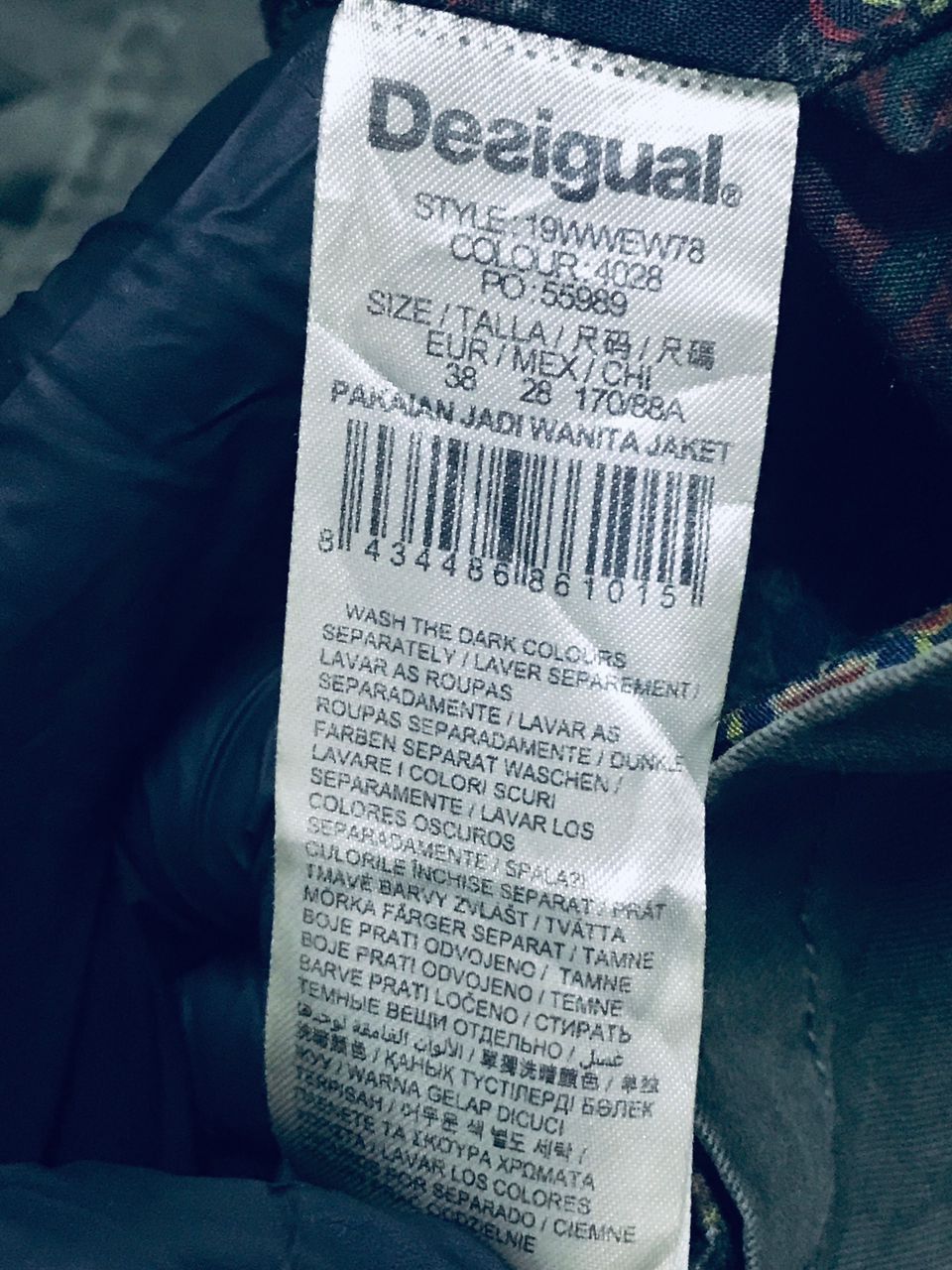 Desigual Desigual Hoodie Light Jacket Size XS / US 0-2 / IT 36-38 - 18 Thumbnail