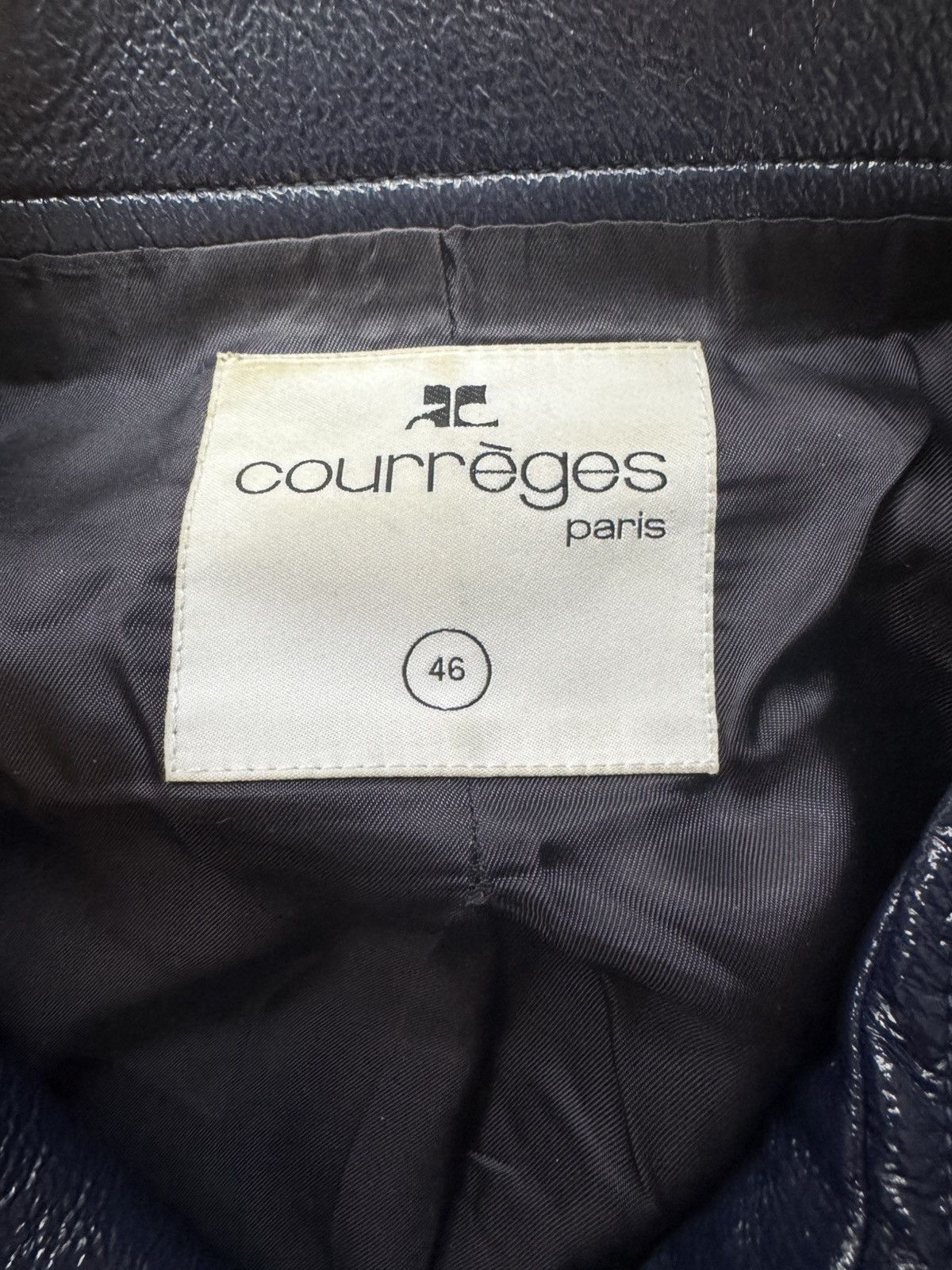 Courreges Vinyl navy/blue Courreges jacket Size US S / EU 44-46 / 1 - 3 Thumbnail