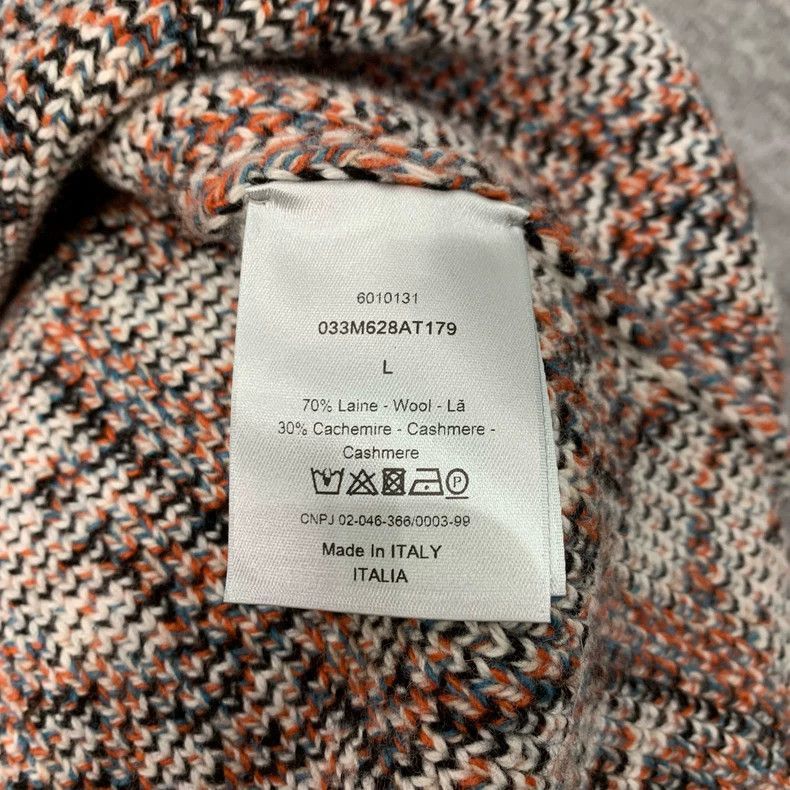 Dior Dior Brown Knit Sweater With Logo Print-2505 Size US L / EU 52-54 / 3 - 6 Thumbnail