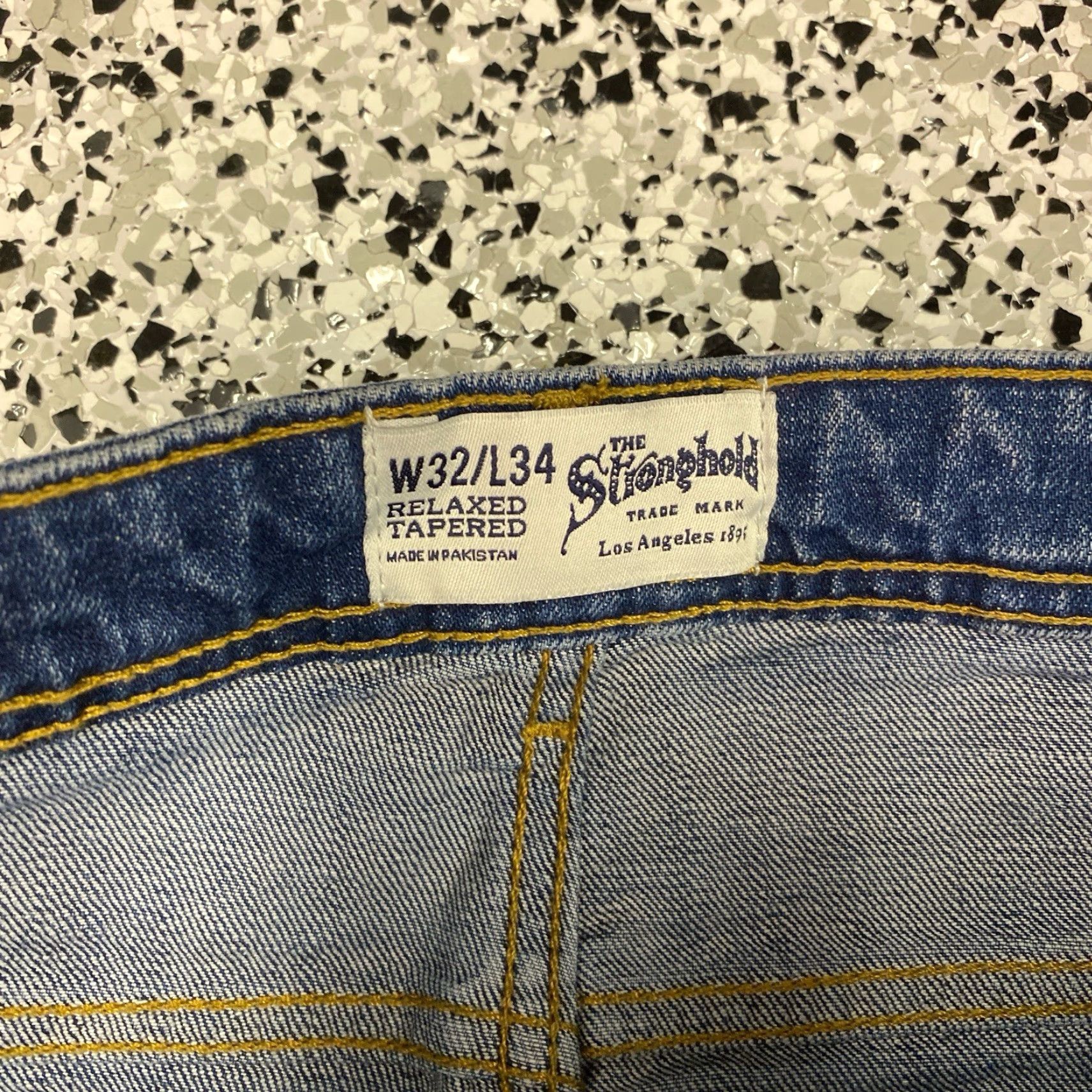Denime The Stronghold Selvedge Jeans 33x31.5 Blue Regular Men Jeans Tapered Relaxed Selvedge Denim Size US 33 - 3 Thumbnail