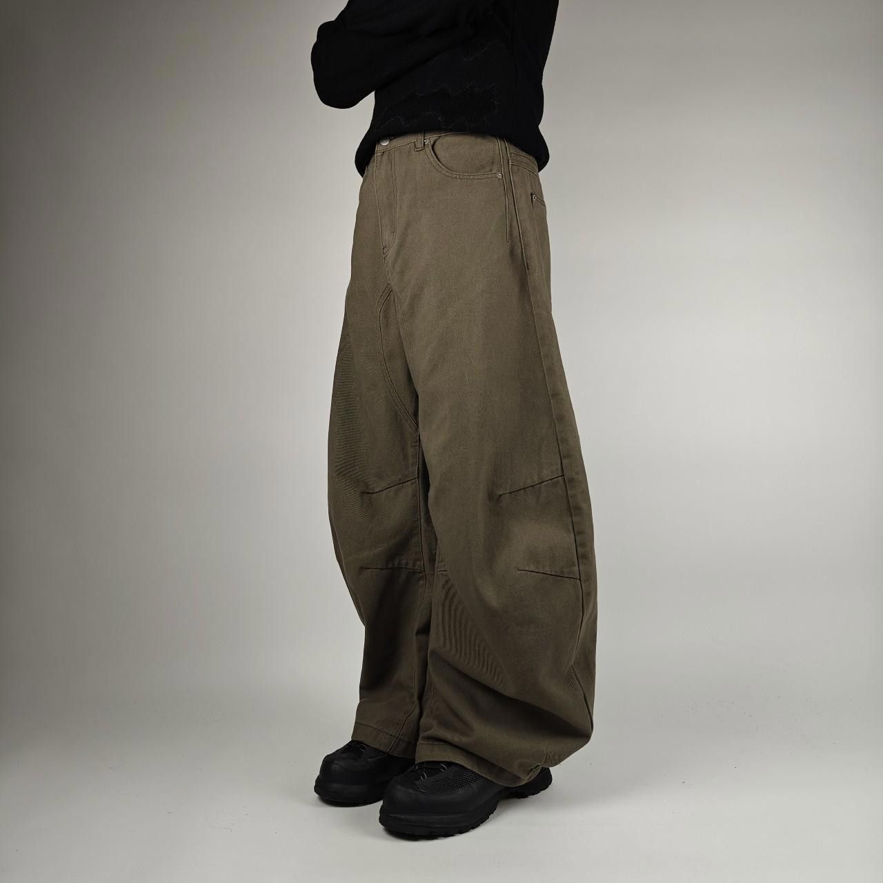 Other Khaki Darted Wide Leg Jeans Size US 32 / EU 48 - 6 Thumbnail