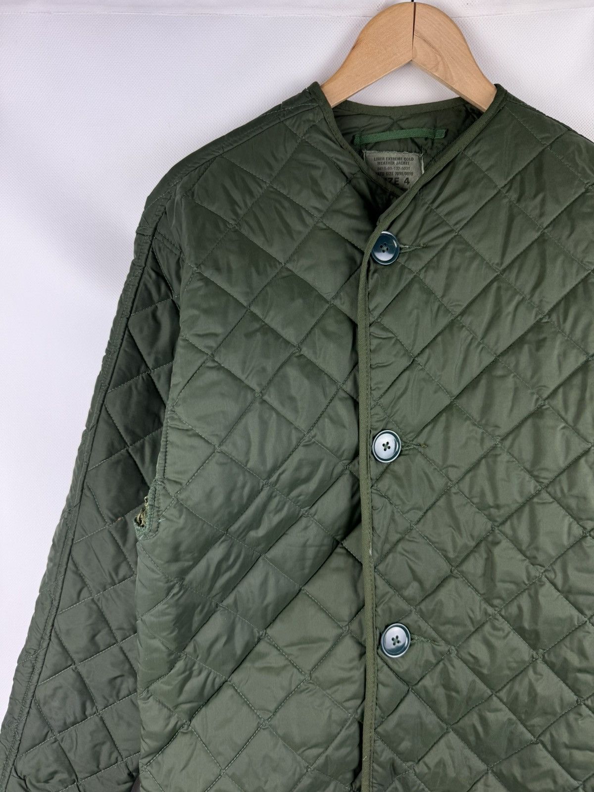 Vintage Liner Extreme Close Weather Quilted NATO Jacket Size 4 Size US XL / EU 56 / 4 - 4 Thumbnail