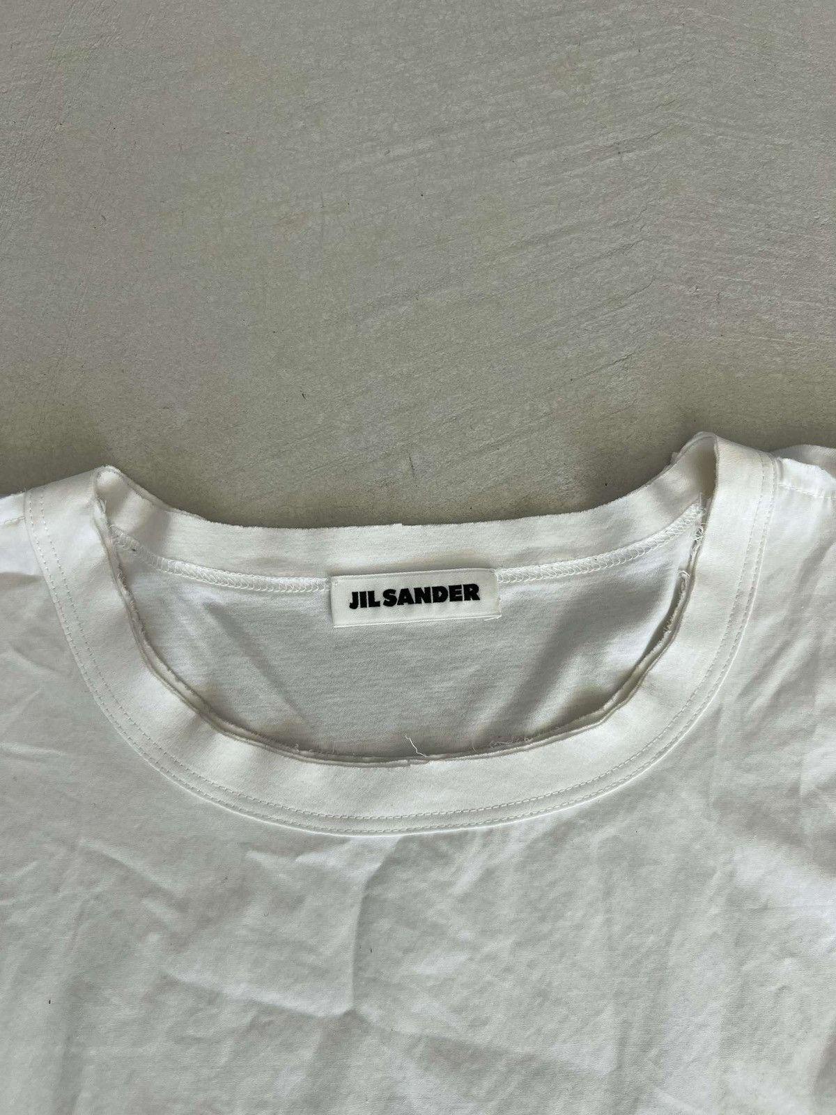 Jil Sander Jil Sander Logo Tee with layered details Size US L / EU 52-54 / 3 - 3 Thumbnail
