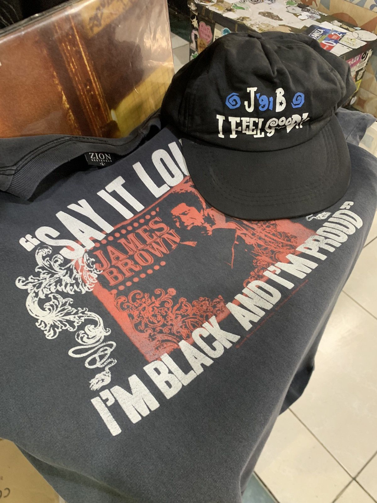 Band Tees × Vintage Vintage JAMES BROWN “Say It Loud I’m Black And I’m Proud” Size US L / EU 52-54 / 3 - 8 Thumbnail