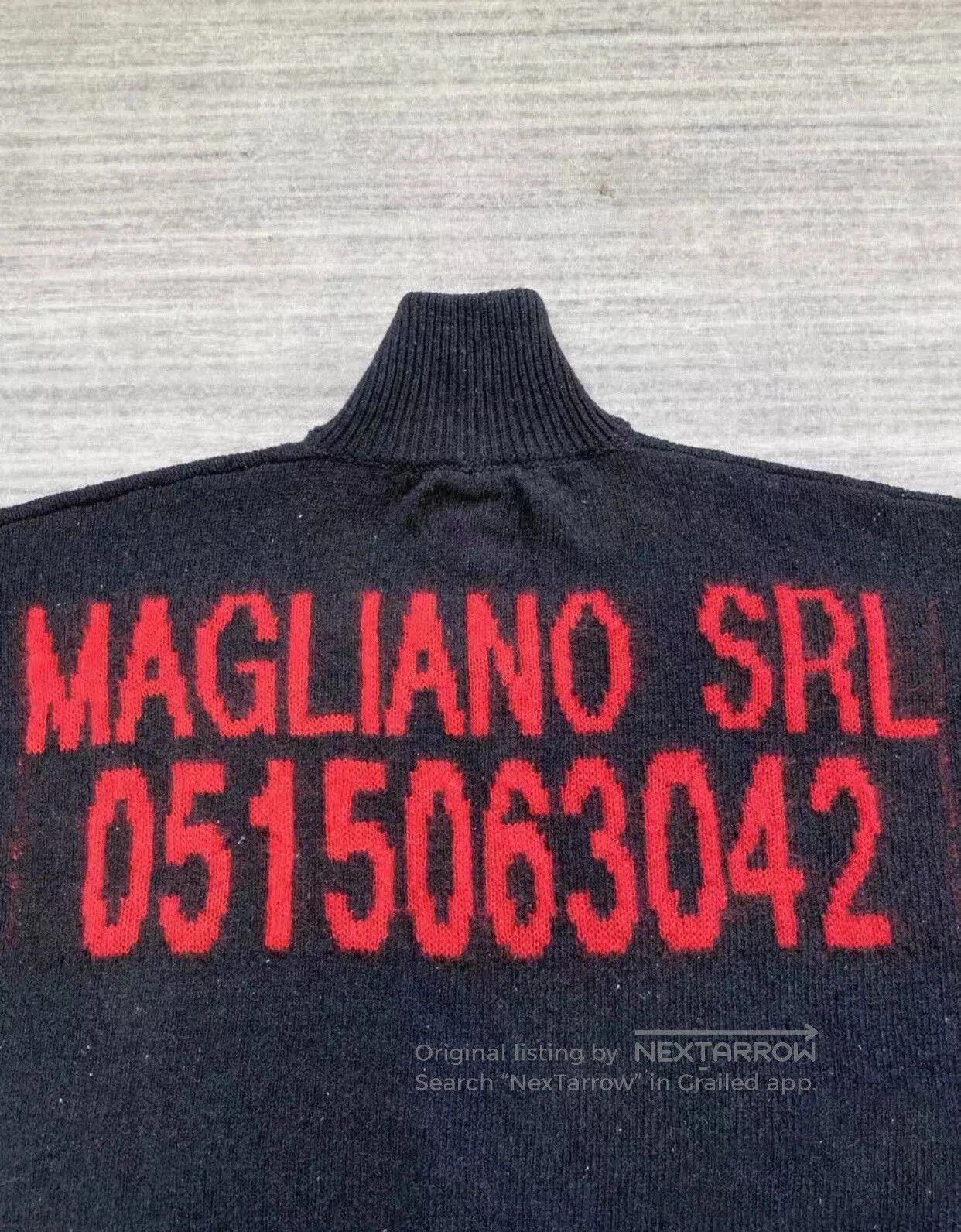 Magliano magliano red zip-up sweatshirt with high neck. Size US S / EU 44-46 / 1 - 3 Thumbnail