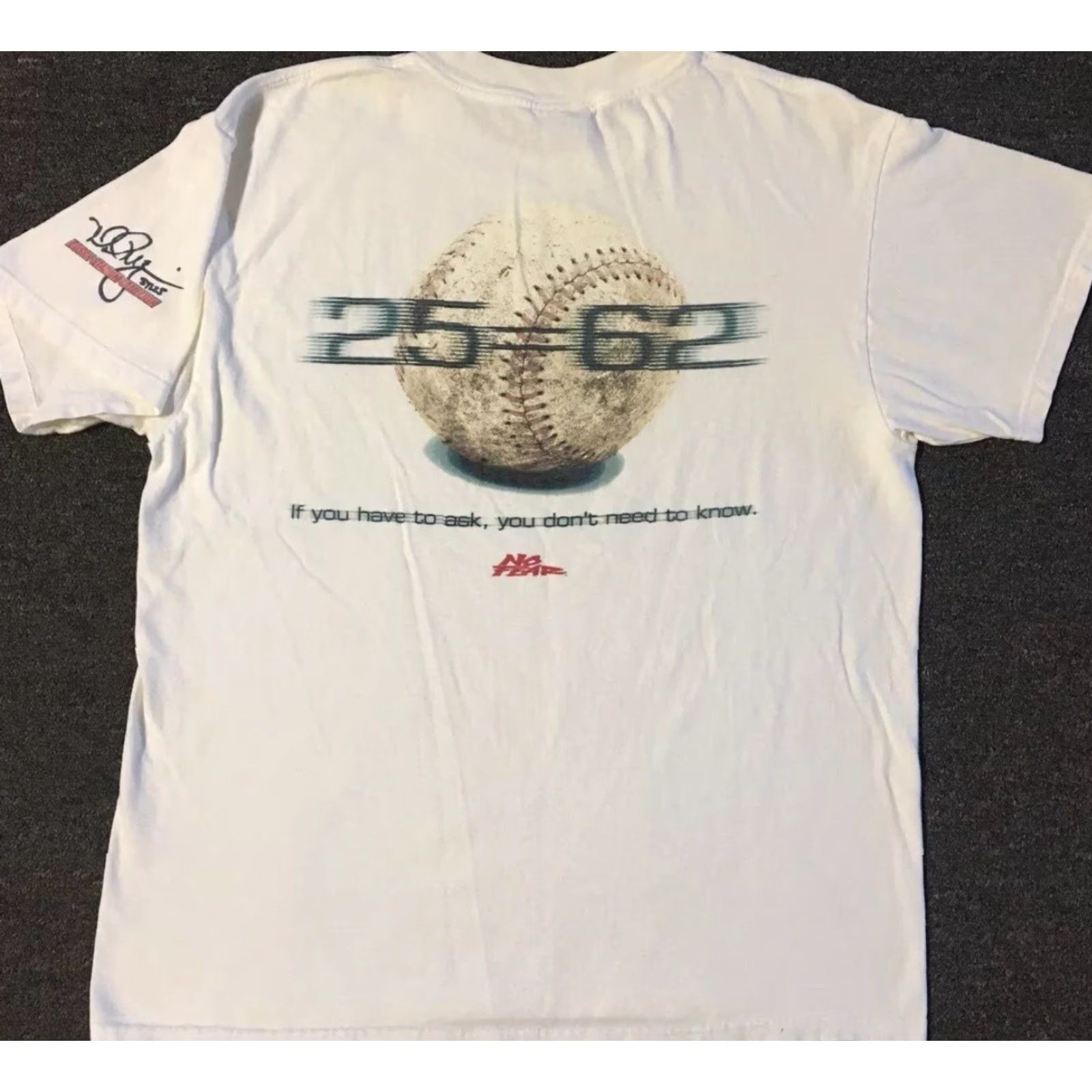 No Fear Vtg 90s No Fear Mark McGwire St Louis Cardinals Faded Shirt M Grunge Funny Skate Shirt Men M White MLB USA 90s Size US M / EU 48-50 / 2 - 2 Thumbnail