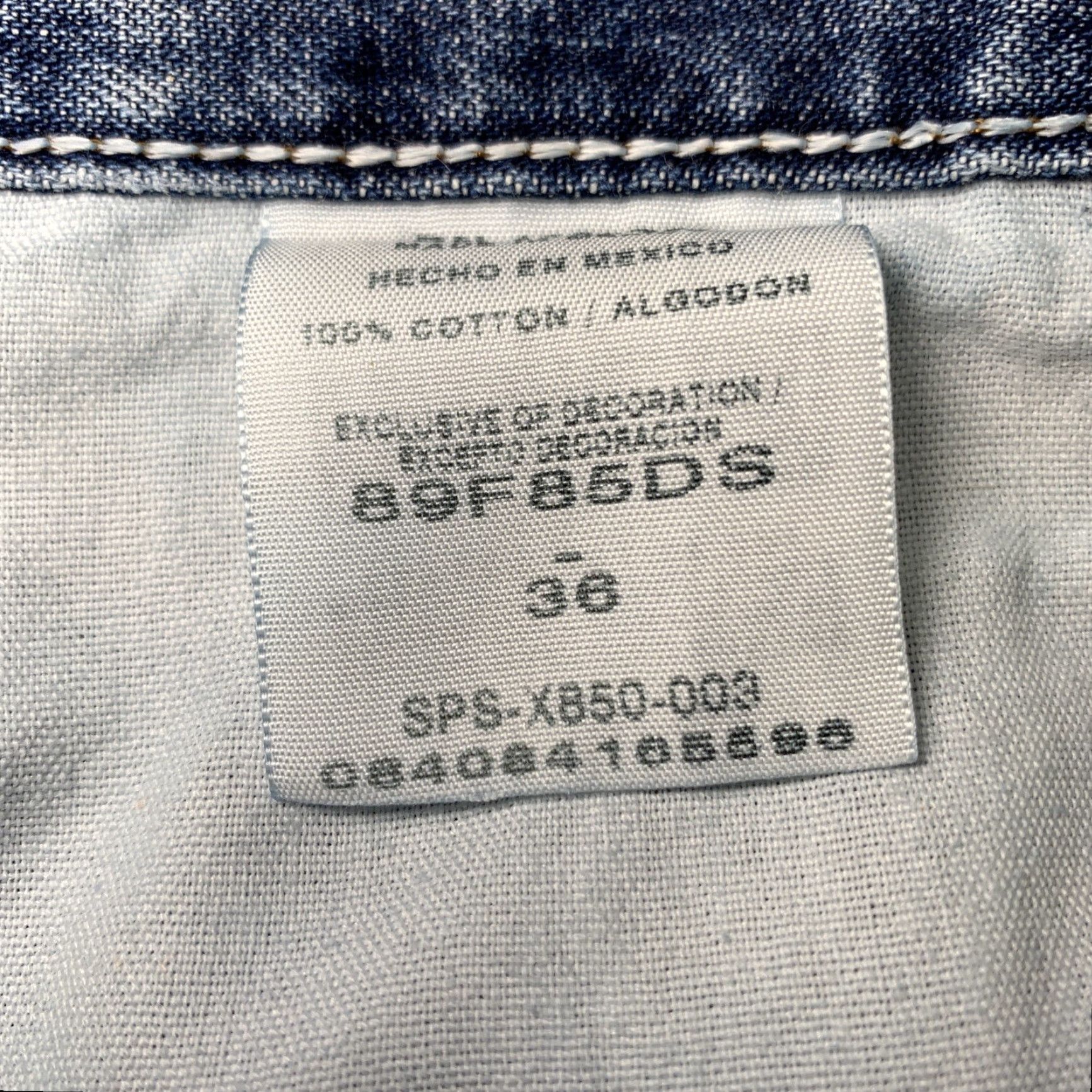 Denime Rustler Denim Jean Carpenter Shorts 100% Cotton Size 36 Work Cargo workwear Mens Shorts 80s 90s Blue Cotton Pockets Regular Inseam 10 Short Size US 44 / EU 60 - 6 Thumbnail