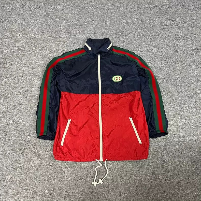 Gucci Gucci Double G color-blocked windbreaker jacket 2504-Nextar Size US S / EU 44-46 / 1 - 1 Thumbnail