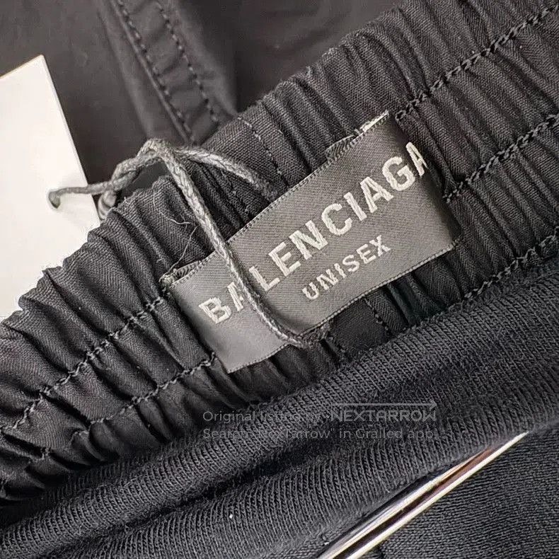 Balenciaga Balenciaga Black Nylon Double Waist Shorts. Size US 26 / EU 42 - 3 Thumbnail