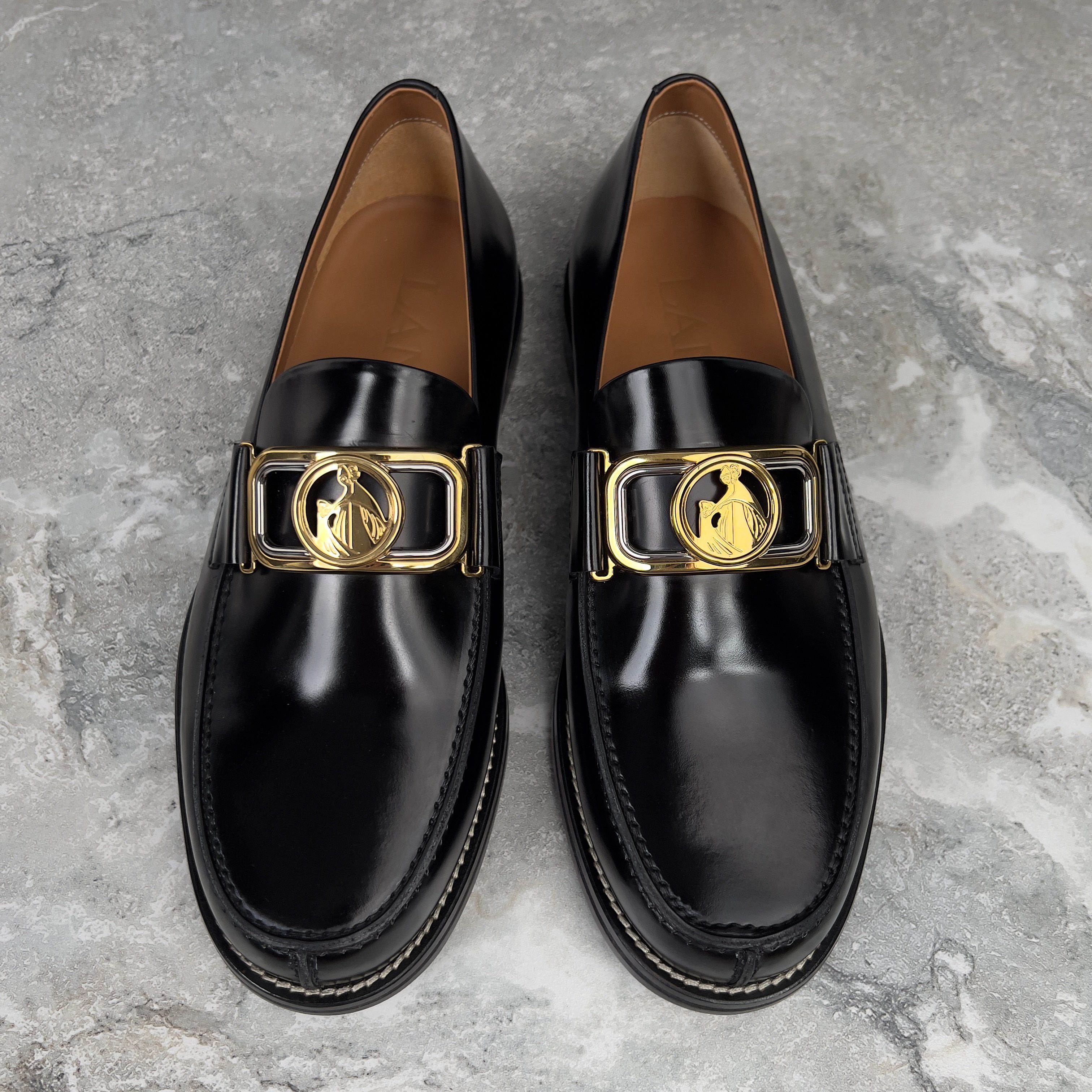 Lanvin LANVIN Swan Loafers Slip On Leather Size US 9 / IT 39 - 4 Thumbnail