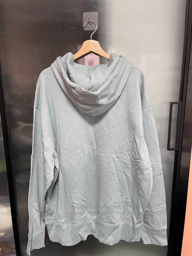 Acne Studios Acne Studios Smiley Logo Hooded Sweatshirt, Mint Blue Size US XL / EU 56 / 4 - 7 Thumbnail