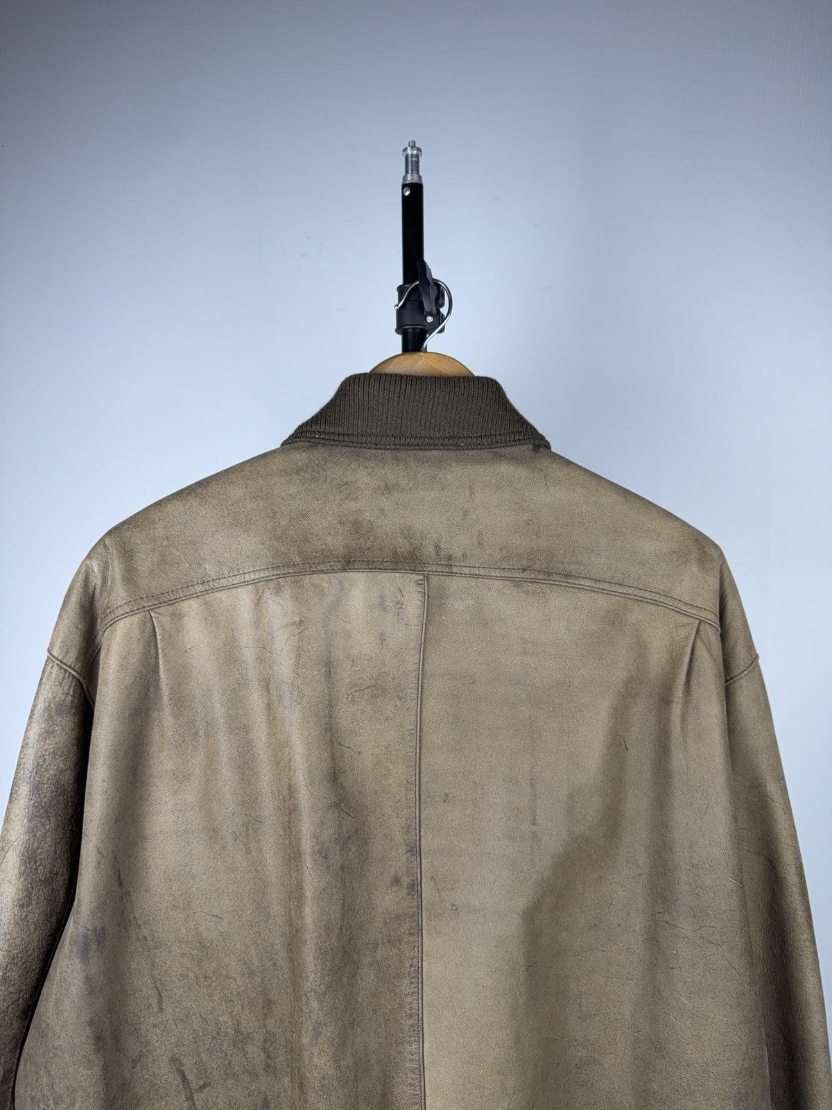 Genuine Leather Vintage Leather Bomber Aviator Flight Jacket Avirex Style Size US L / EU 52-54 / 3 - 9 Thumbnail