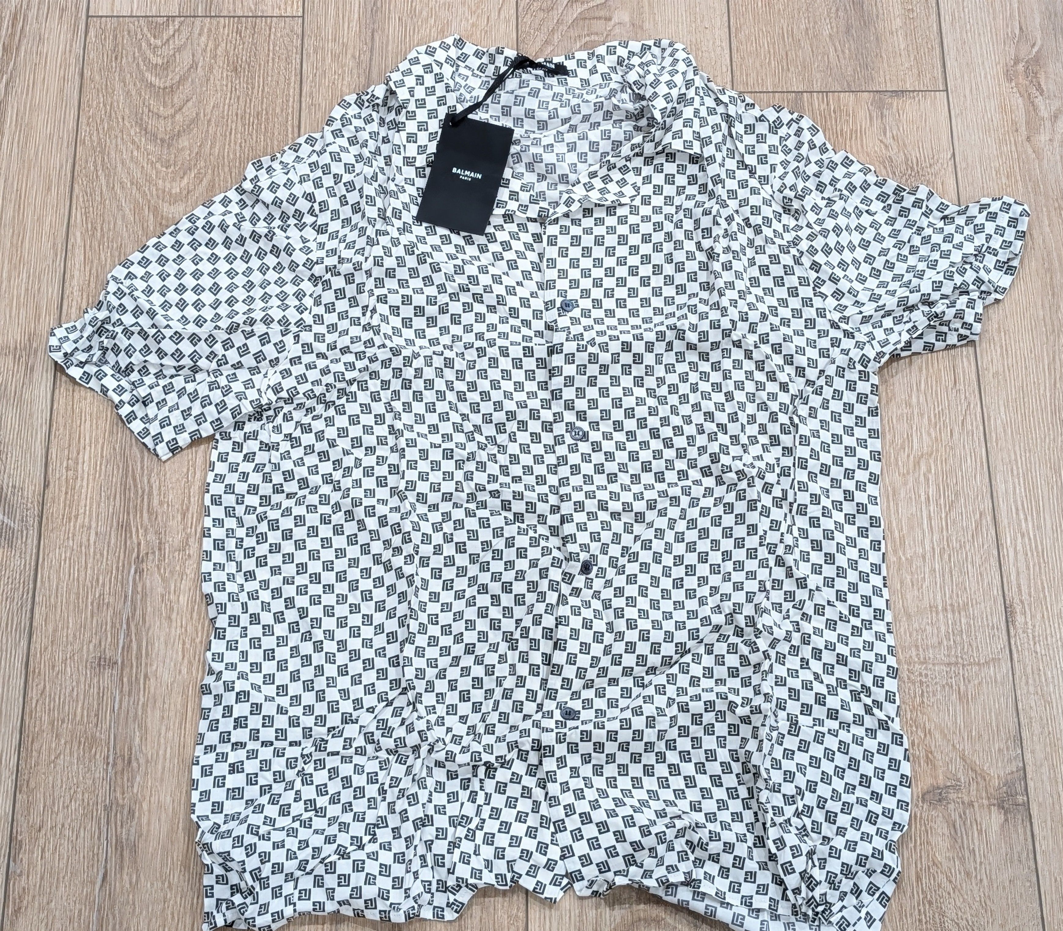 Balmain FW11 Balmain Decarnin Western Flannel Button-up Shirt