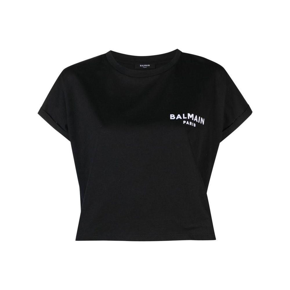 BALMAIN LOGO T-SHIRT SIZE L