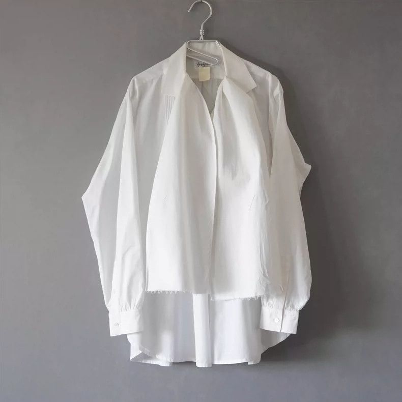 Yohji Yamamoto Yohji Yamamoto 98SS Bow Tie Organ Shirt 2506-Nextarrow Size US M / EU 48-50 / 2 - 2 Thumbnail