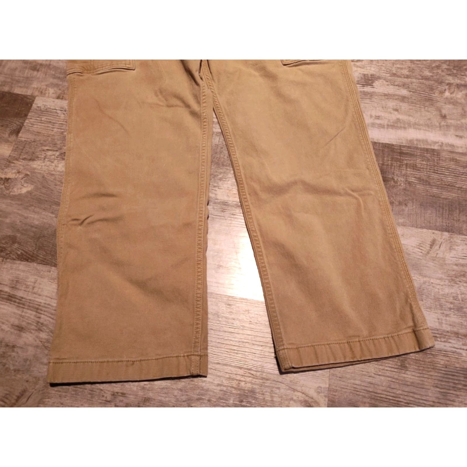 Carhartt VINTAGE Carhartt Men's Cargo Pants 42x29 Tan Canvas Relaxed Fit Workwear Casual Outdoor Size US 42 / EU 58 - 2 Thumbnail