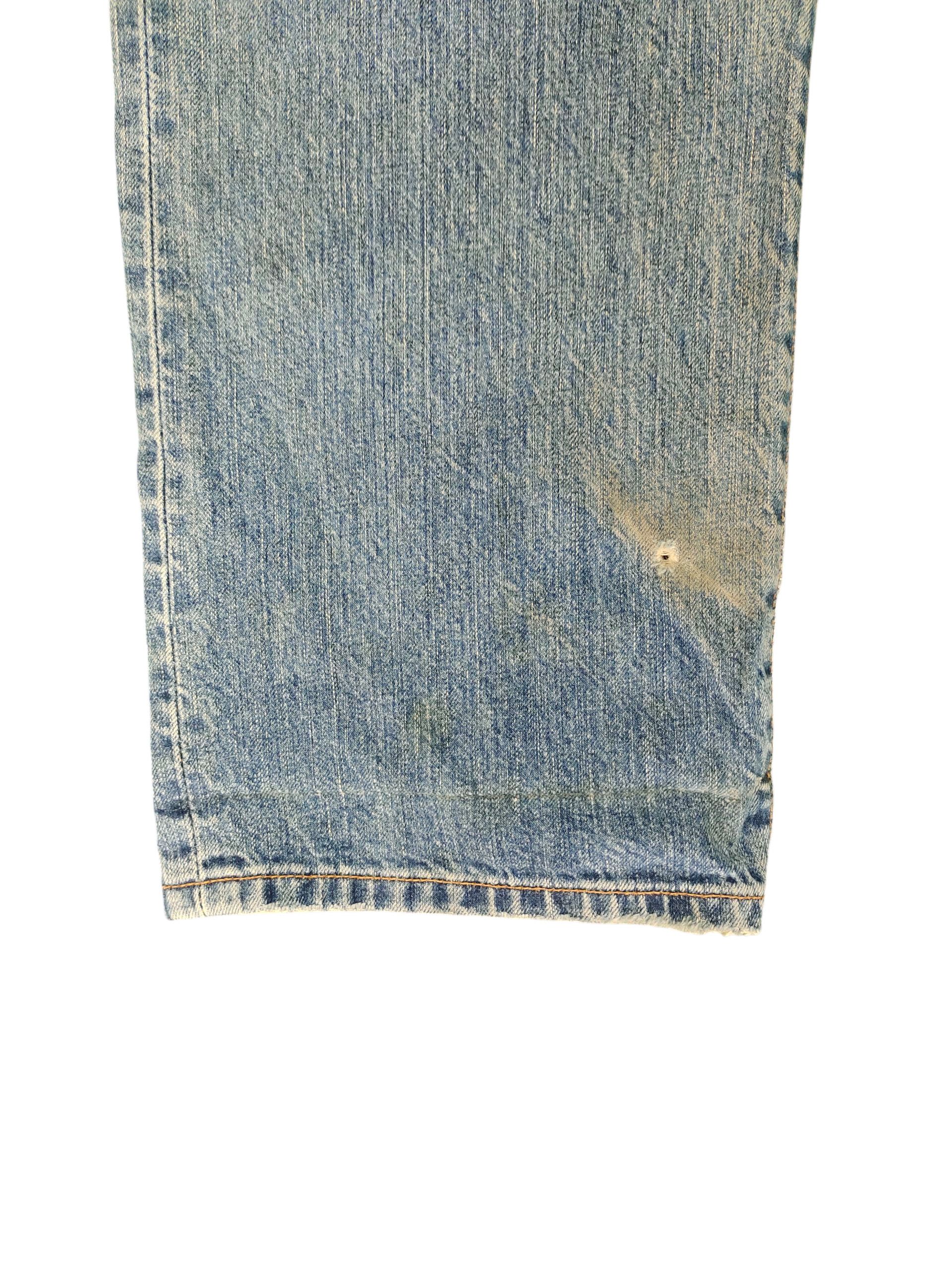 Levi's Vintage Levis 501 Clawmark Distress Faded Jeans Size US 34 / EU 50 - 7 Thumbnail