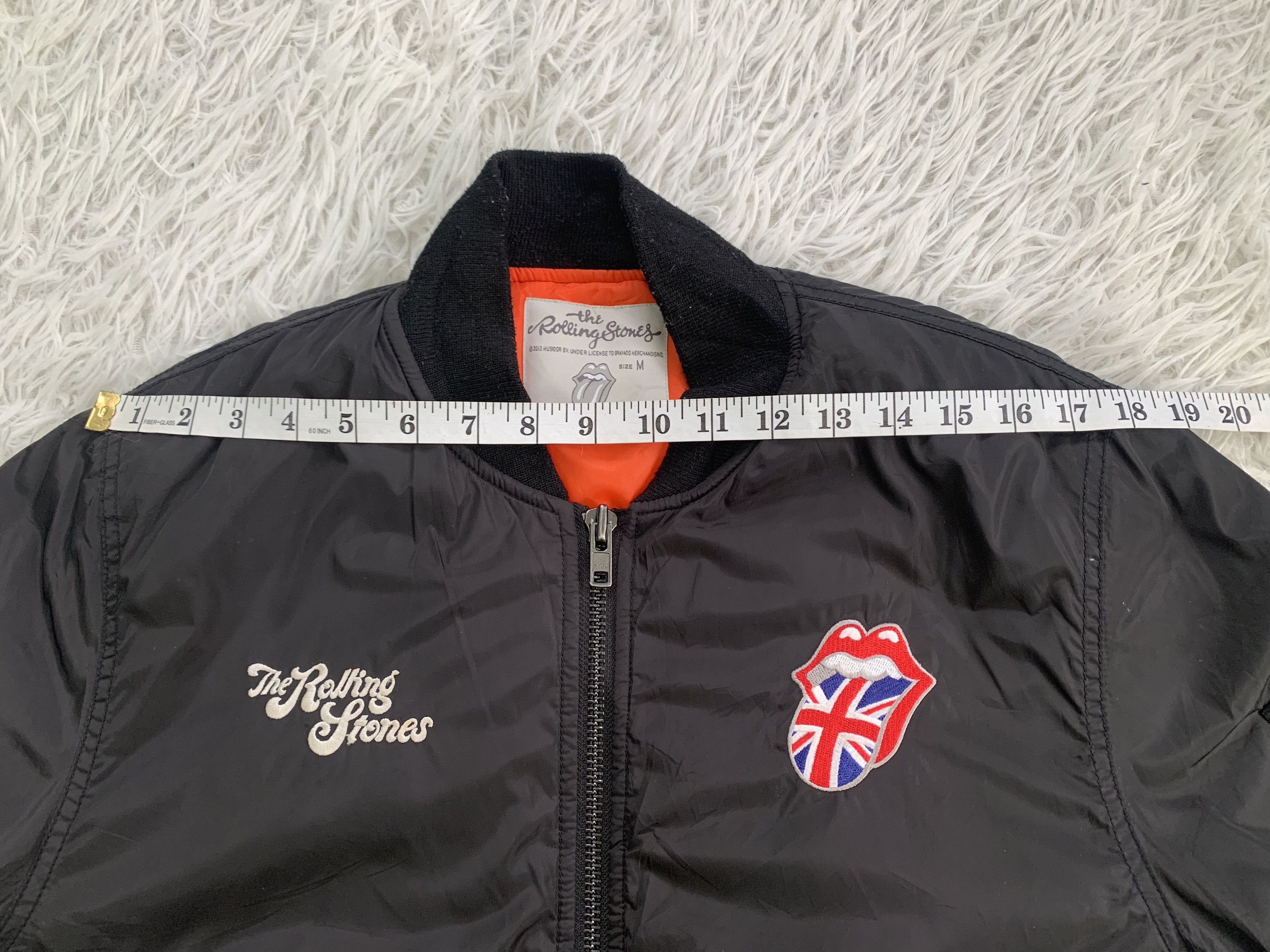 The Rolling Stones The Rolling Stones MA-1 Flight Bomber Jacket Size US M / EU 48-50 / 2 - 11 Thumbnail