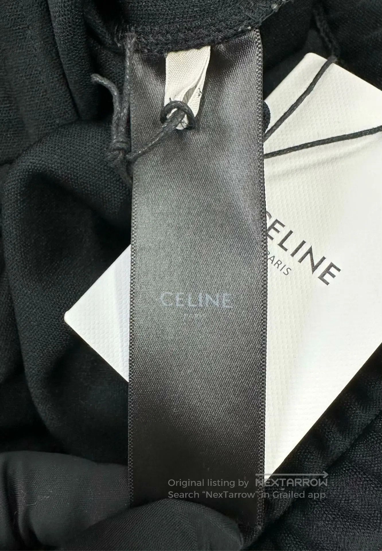 Celine CELINE Black striped sports jacket with embroidered letter Size US XS / EU 42 / 0 - 4 Thumbnail