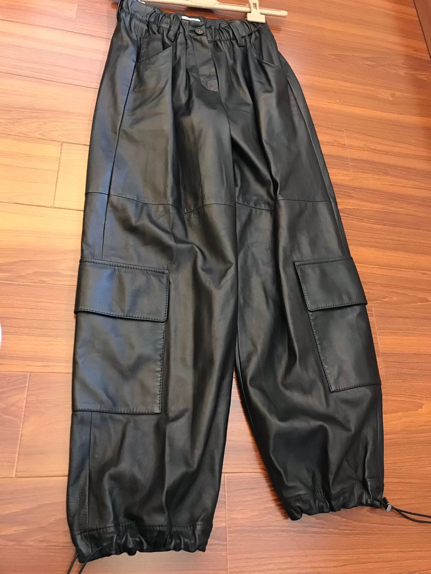 Brunello Cucinelli Brunello Cucinelli Women's Lambskin Pants Size 38" / US 16 / IT 52 - 1 Thumbnail