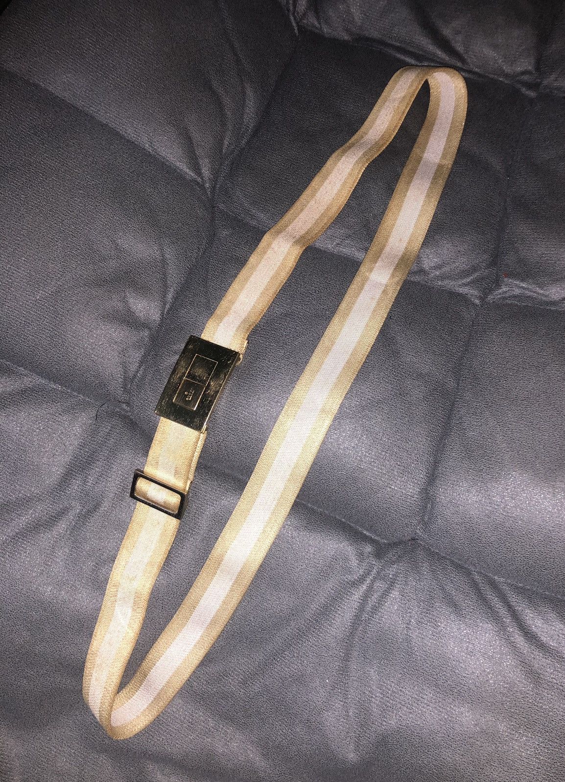 Gucci × Vintage Vintage Gucci Belt Elastic Stretchable Unisex Size ONE SIZE - 1 Thumbnail