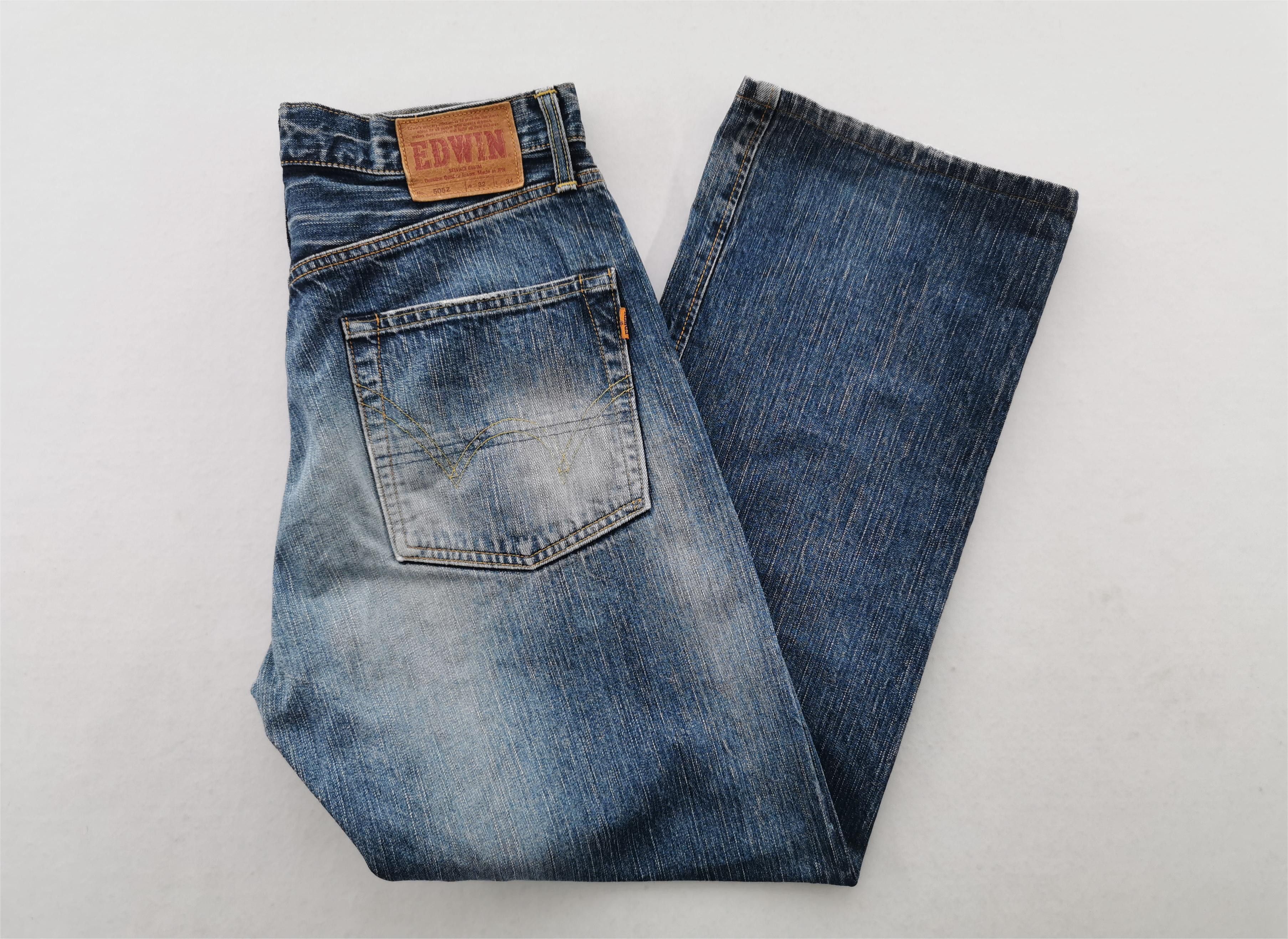 Edwin Vintage 90s Edwin Lot 505Z Selvedge Denim Made In Japan Size US 33 - 5 Thumbnail