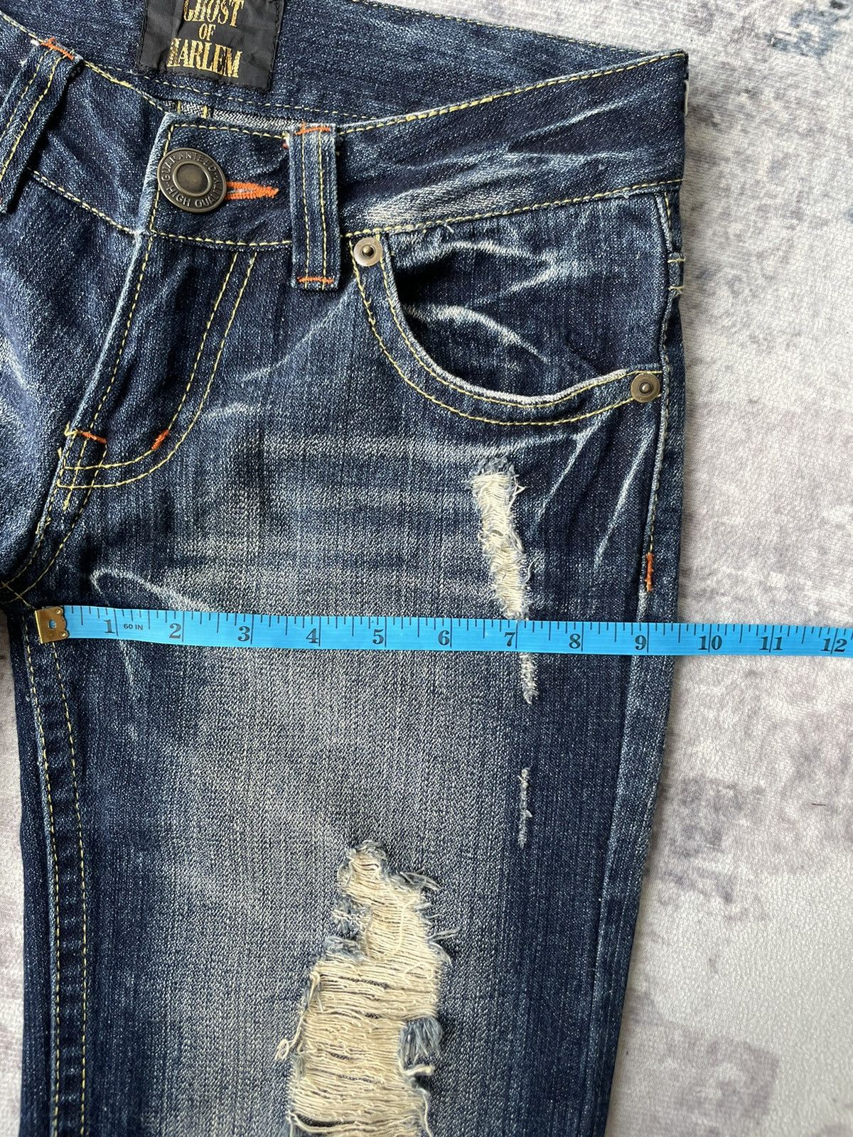 If Six Was Nine Ghost of Harlem Flared Jeans Size US 28 / EU 44 - 17 Thumbnail