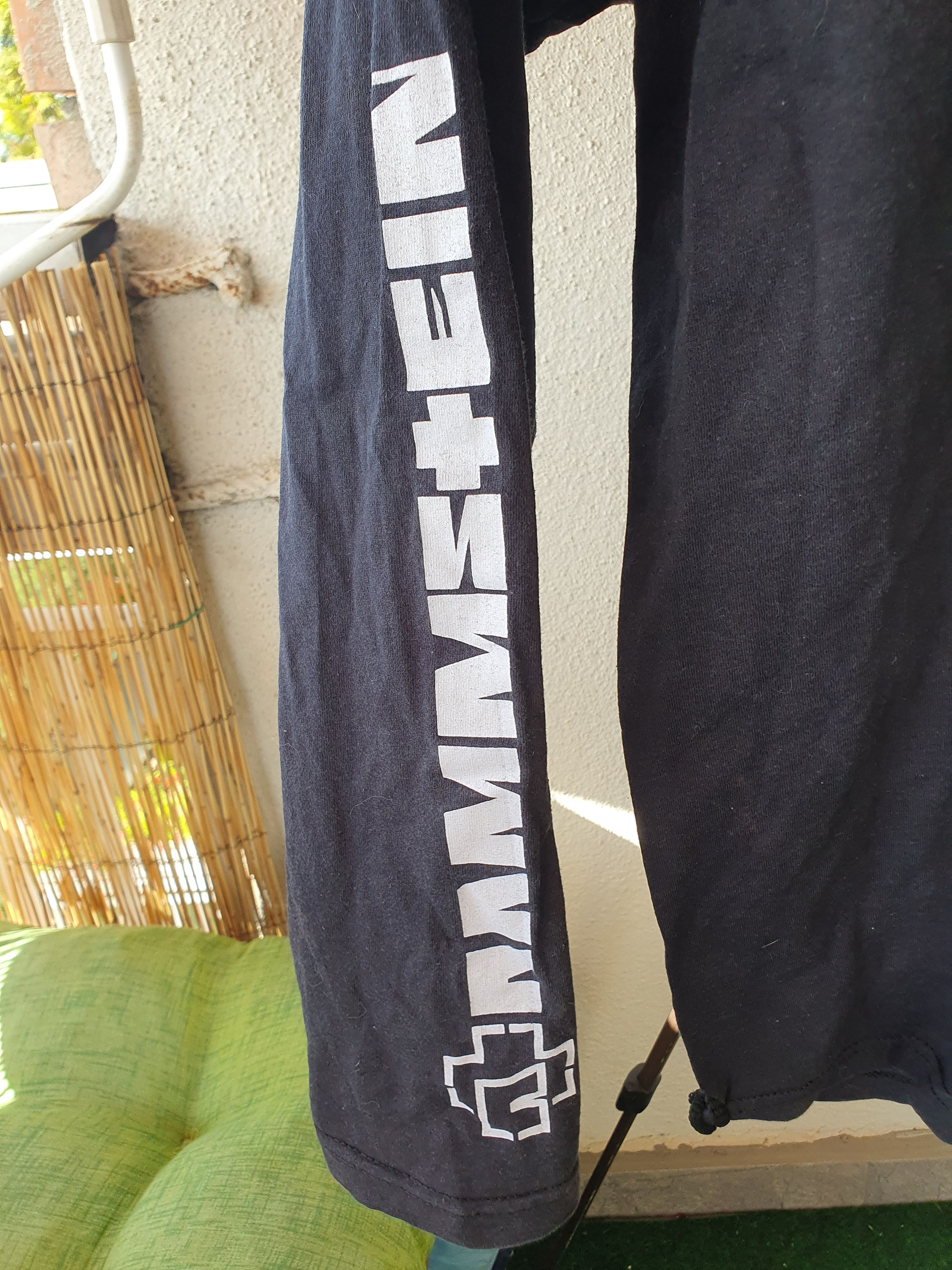 Band Tees × Vintage Rammstein Benzin Vintage Long Sleeve tee Double Sided sz L Size US L / EU 52-54 / 3 - 5 Thumbnail