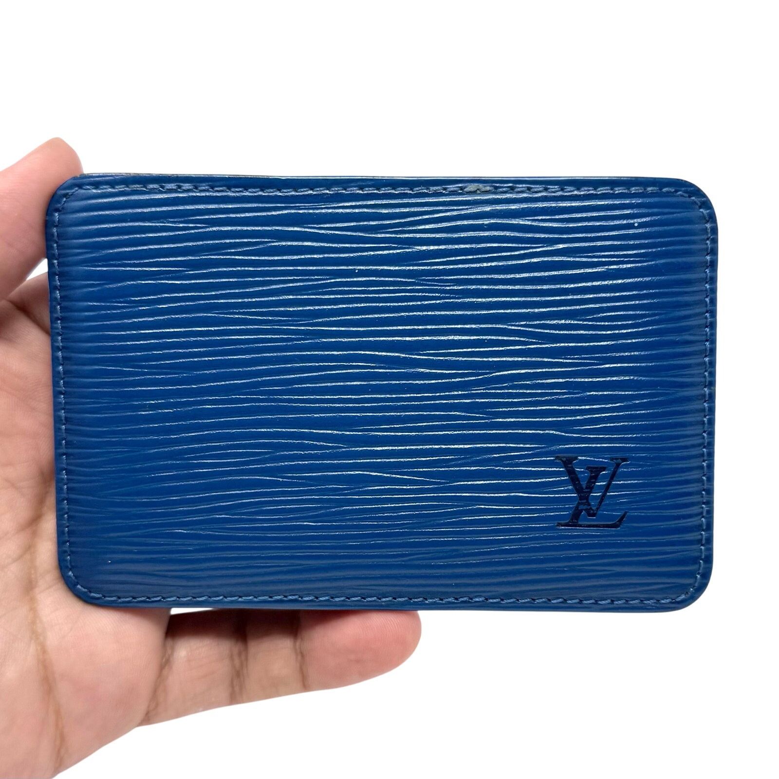 Louis Vuitton Louis Vuitton Blue Cardholder Wallet Size ONE SIZE - 4 Thumbnail