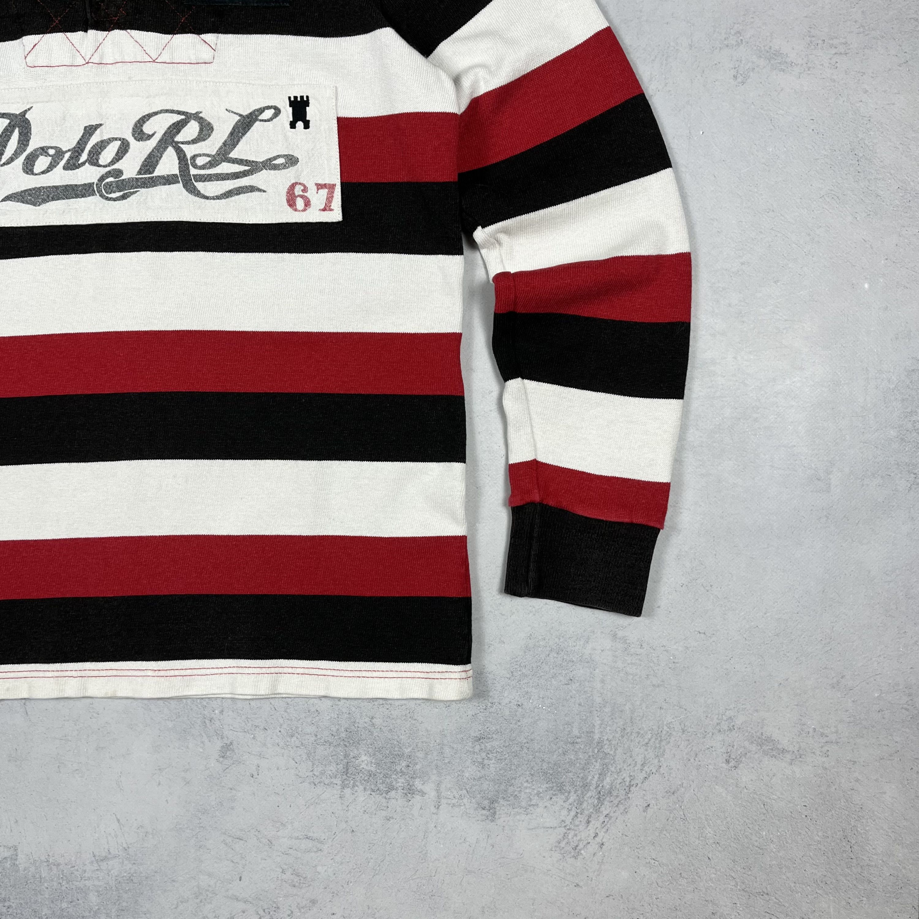 Polo Ralph Lauren Vintage Polo Ralph Lauren Big Logo Rugby Shirt 90’s Size US M / EU 48-50 / 2 - 5 Thumbnail